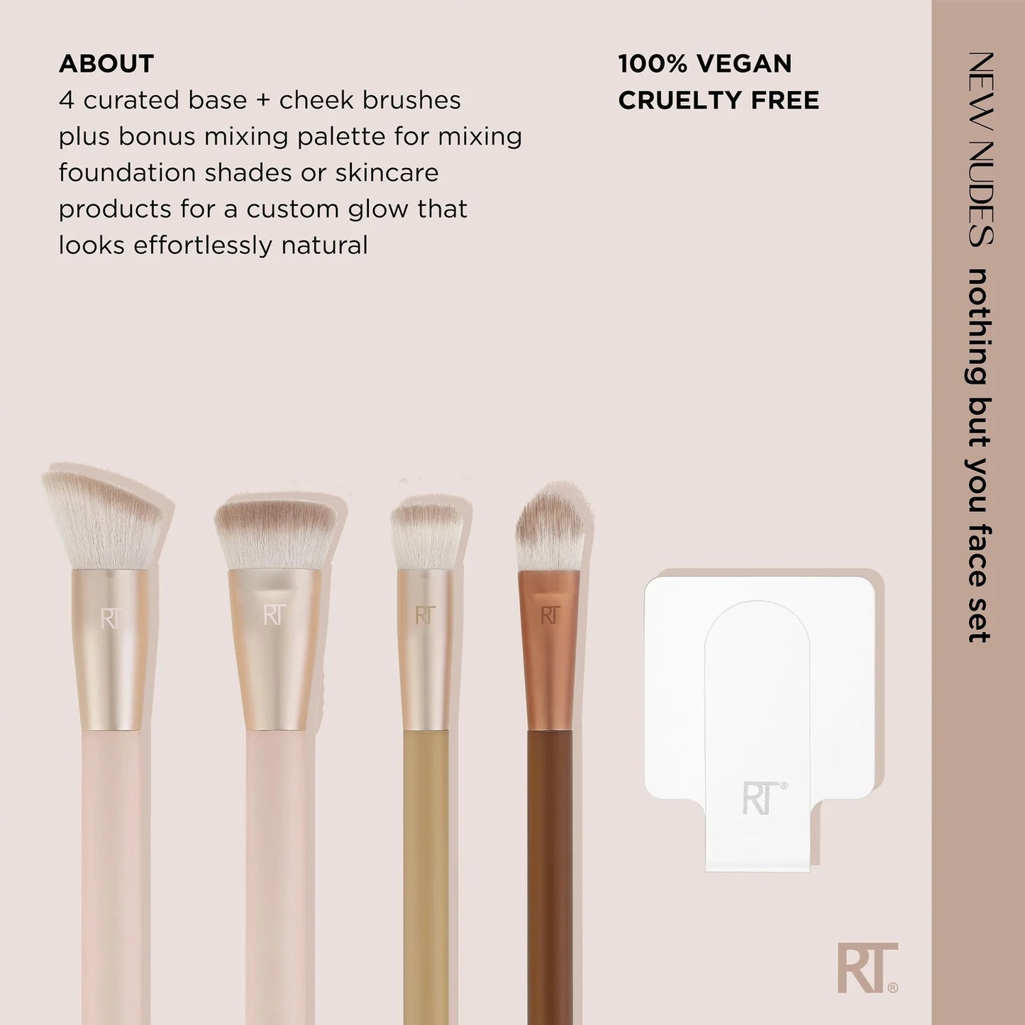REAL TECHNIQUES New Nudes Nothing But You Face Kit