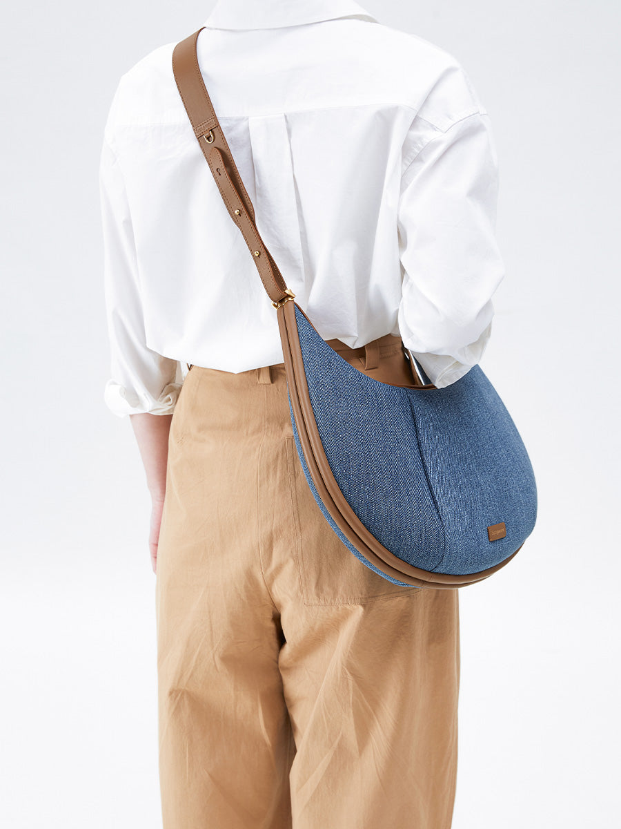 Large Luna Bag (New Version) - Denim
