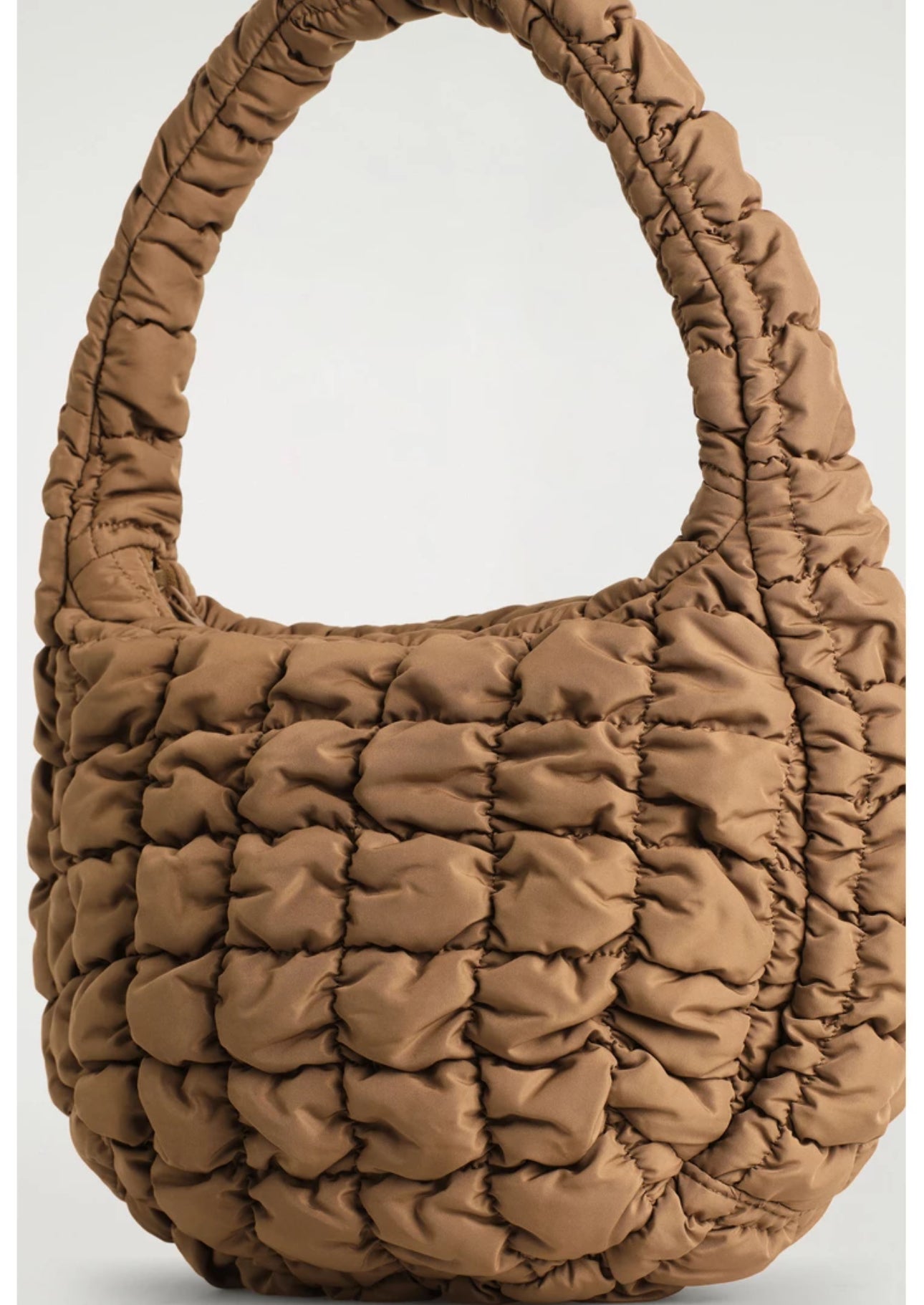 COS Quilted Mini Bag - Brown