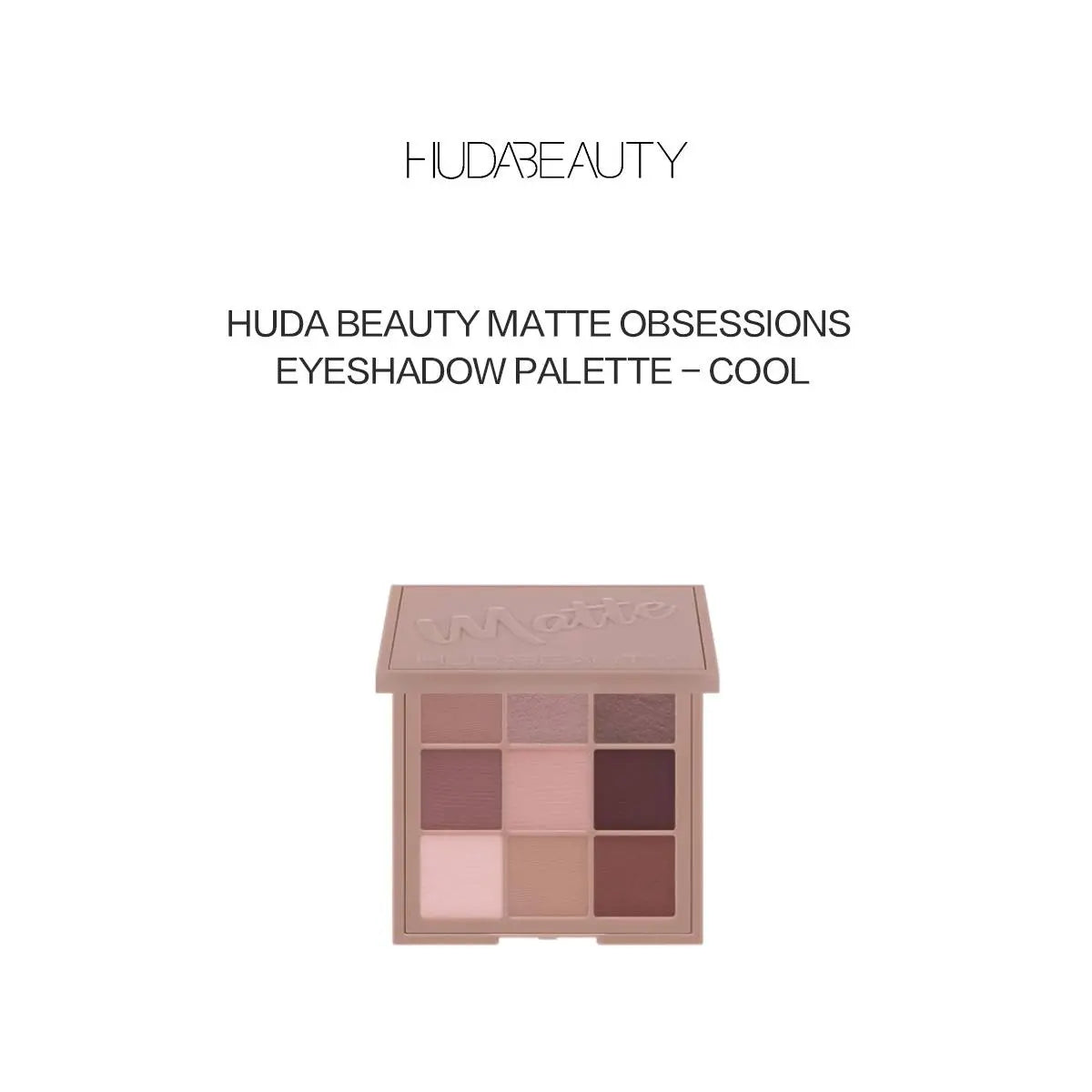 HUDA BEAUTY Matte Obsessions Eyeshadow Palette - Cool