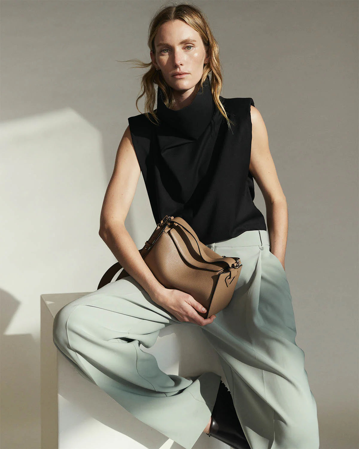 The Horse Clementine Bag - Taupe
