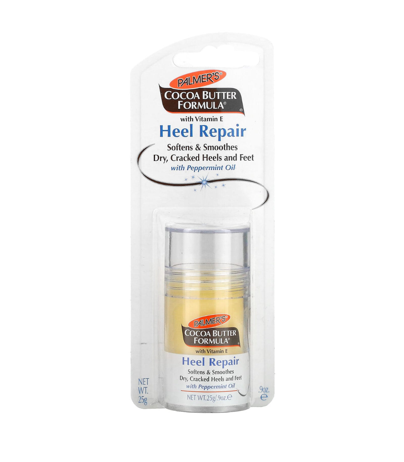 Cocoa Butter Formula With Vitamin E, Heel Repair, 0.9 oz (25 g)