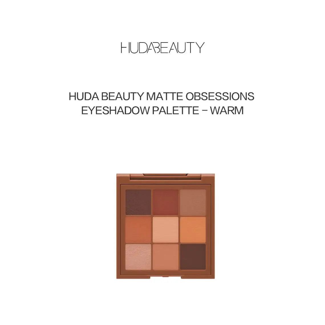HUDA BEAUTY Matte Obsessions Eyeshadow Palette - Warm