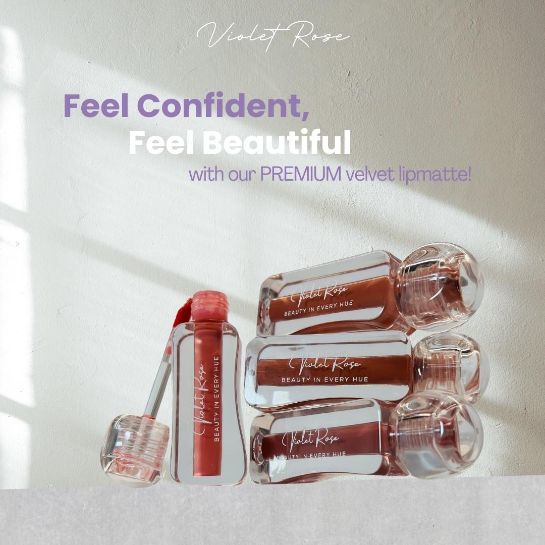 Violet Rose Velvet Lipmatte - Peony