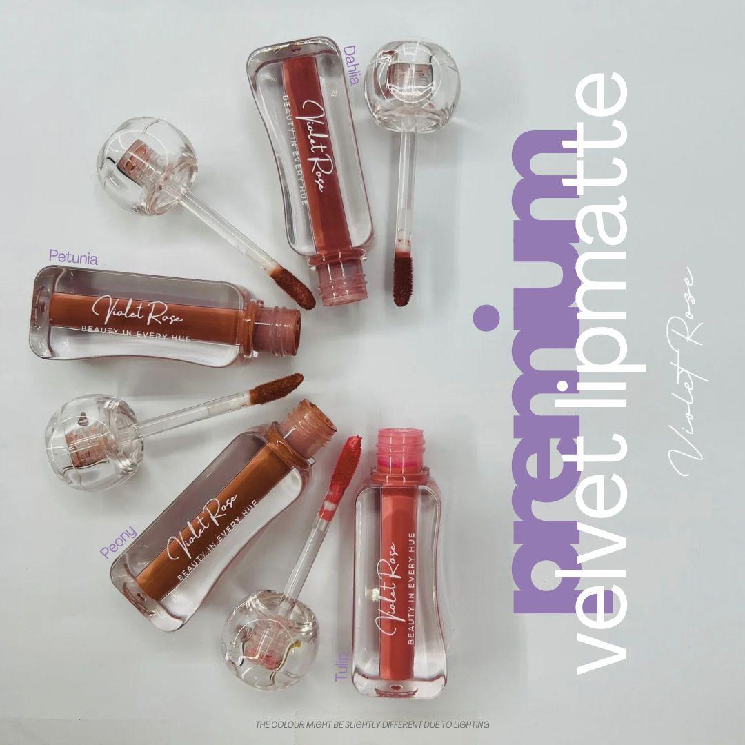 Violet Rose Velvet Lipmatte - Peony
