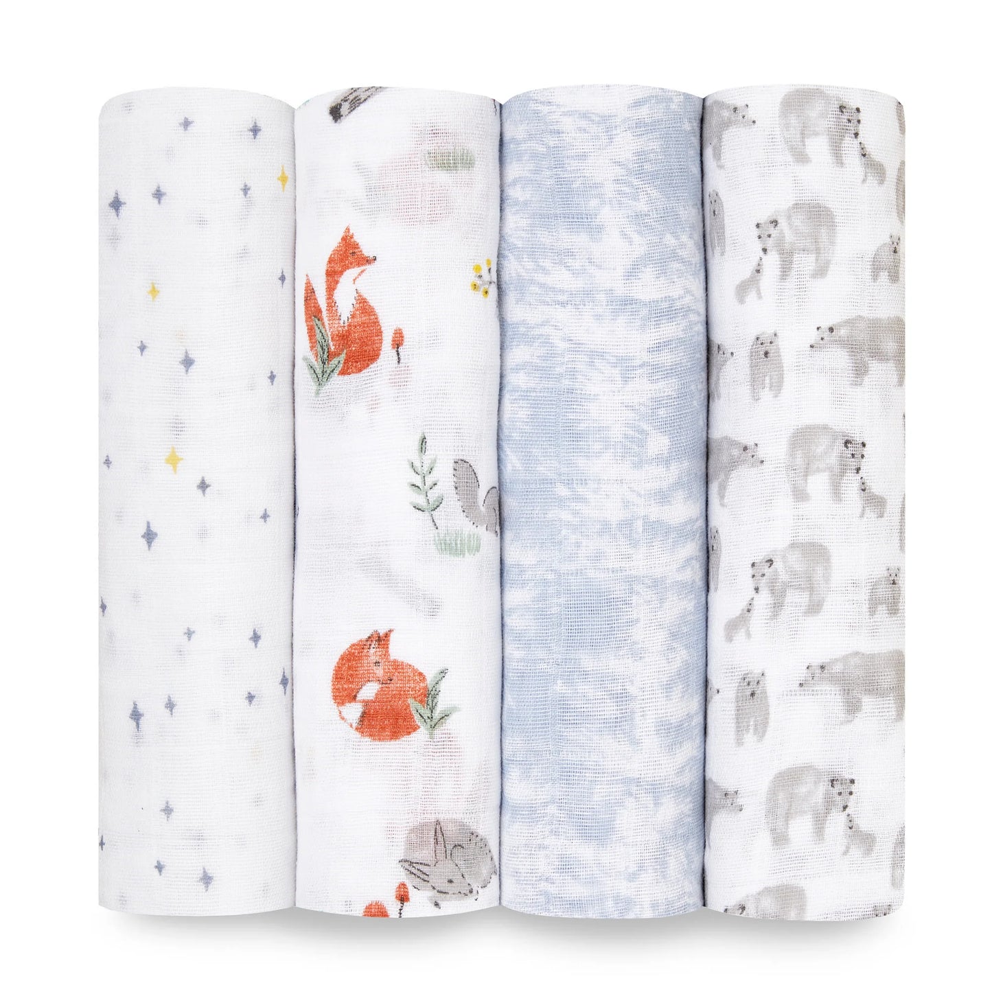 Aden+Anais Classic Swaddles 4 Pack - Naturally