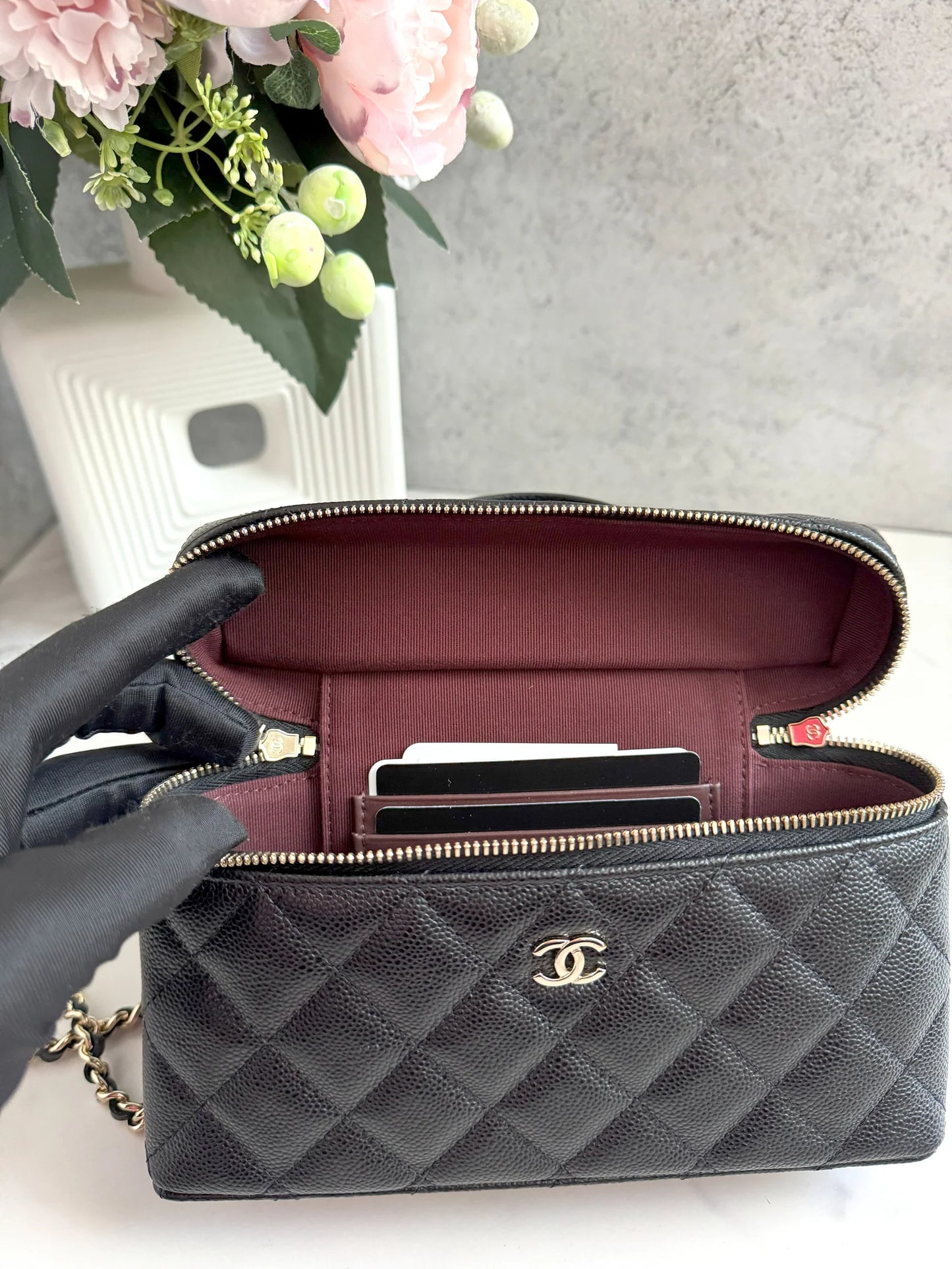 Chanel Flat Vanity with Chain