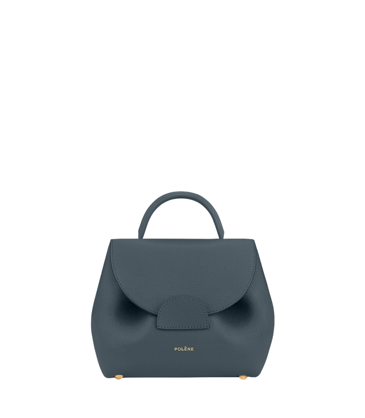 Polene Numero Un Nano Midnight Blue Grained Edition
