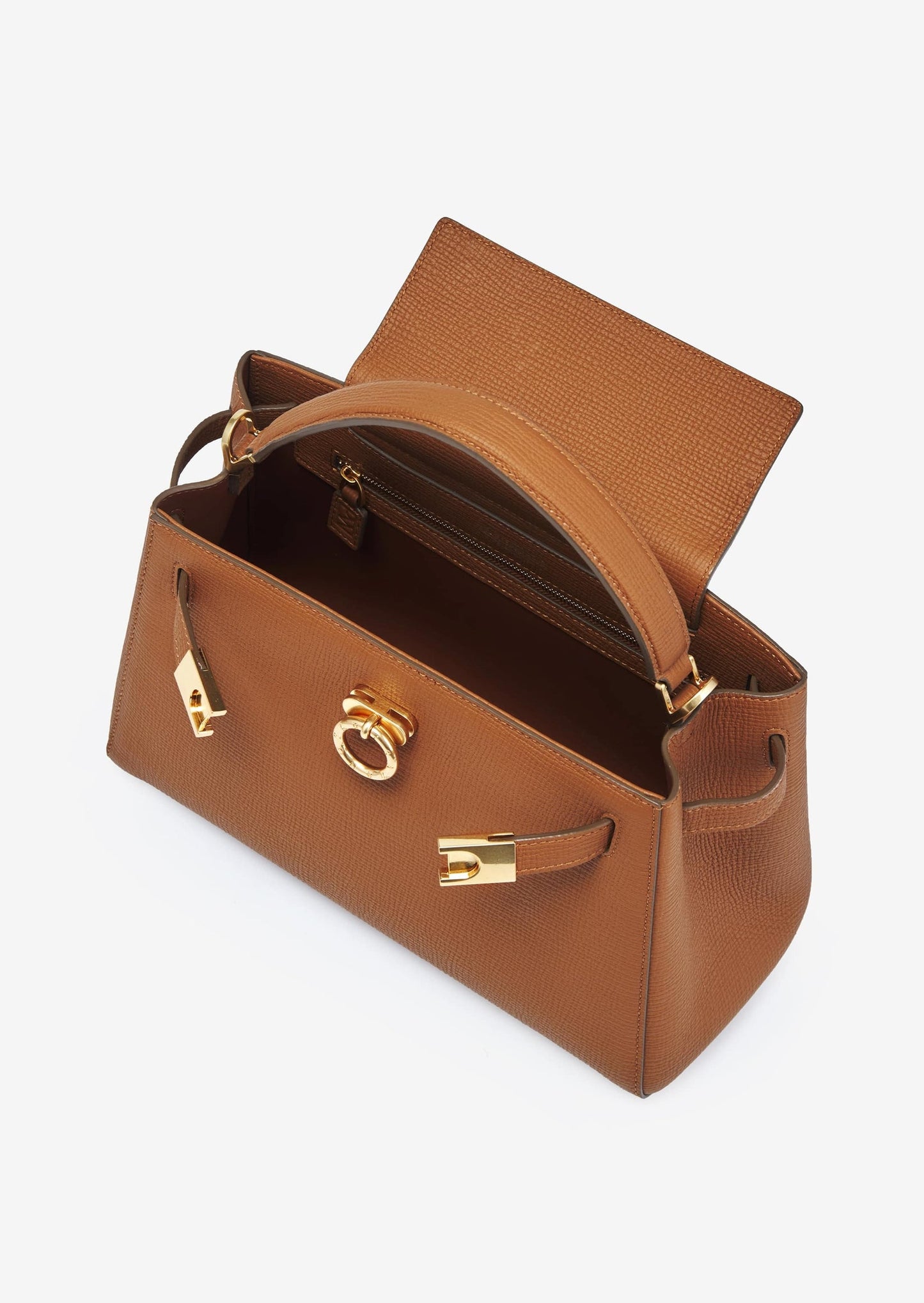 Madison Large Top Handle Bag - Chestnut