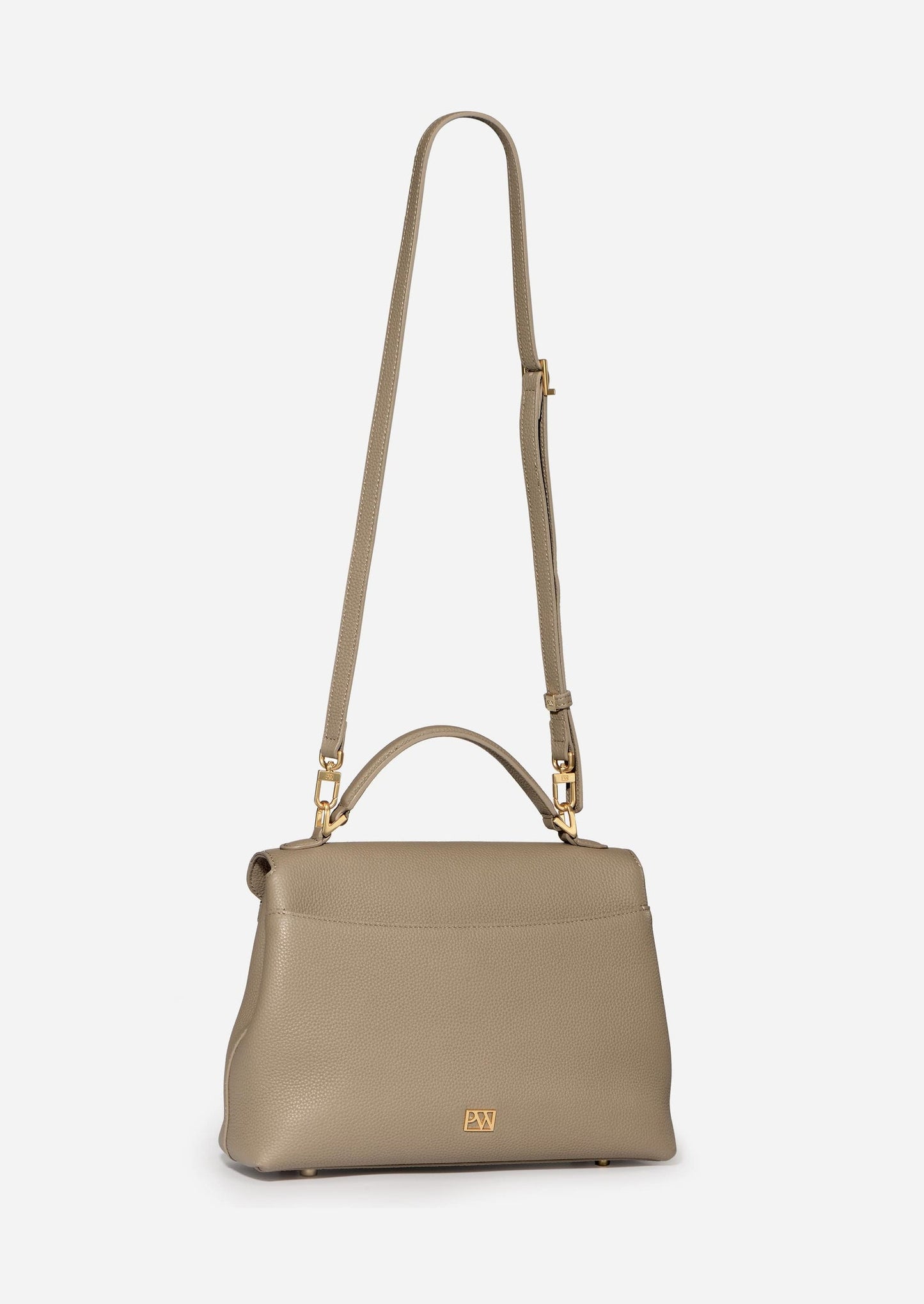 Grace Medium Soft Top Handle Bag - Taupe