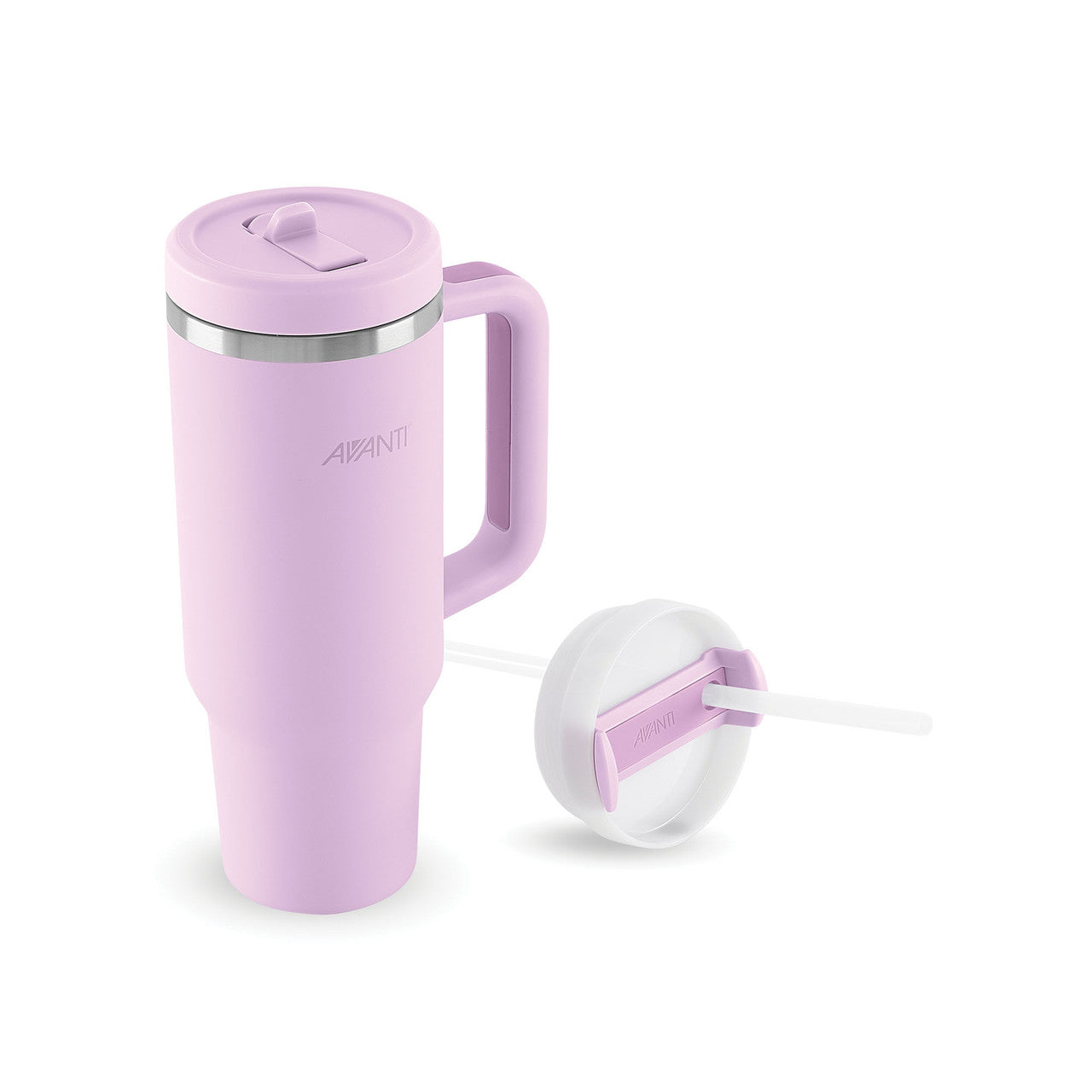 (READYSTOCK) Avanti HydroQuench Insulated Tumbler with Two Lids, 1L - Lilac