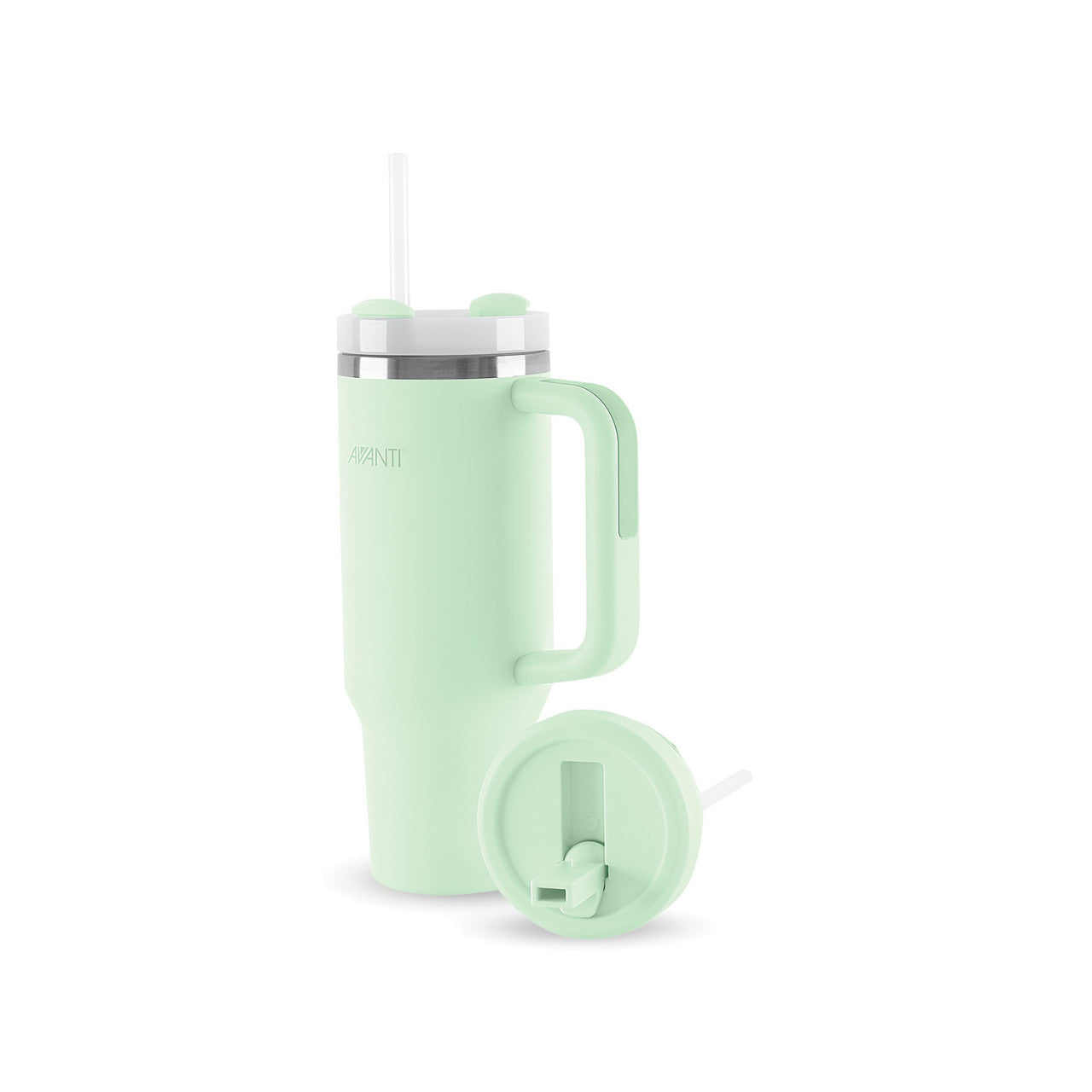 (READYSTOCK) Avanti HydroQuench Insulated Tumbler with Two Lids, 1L - Soft Mint