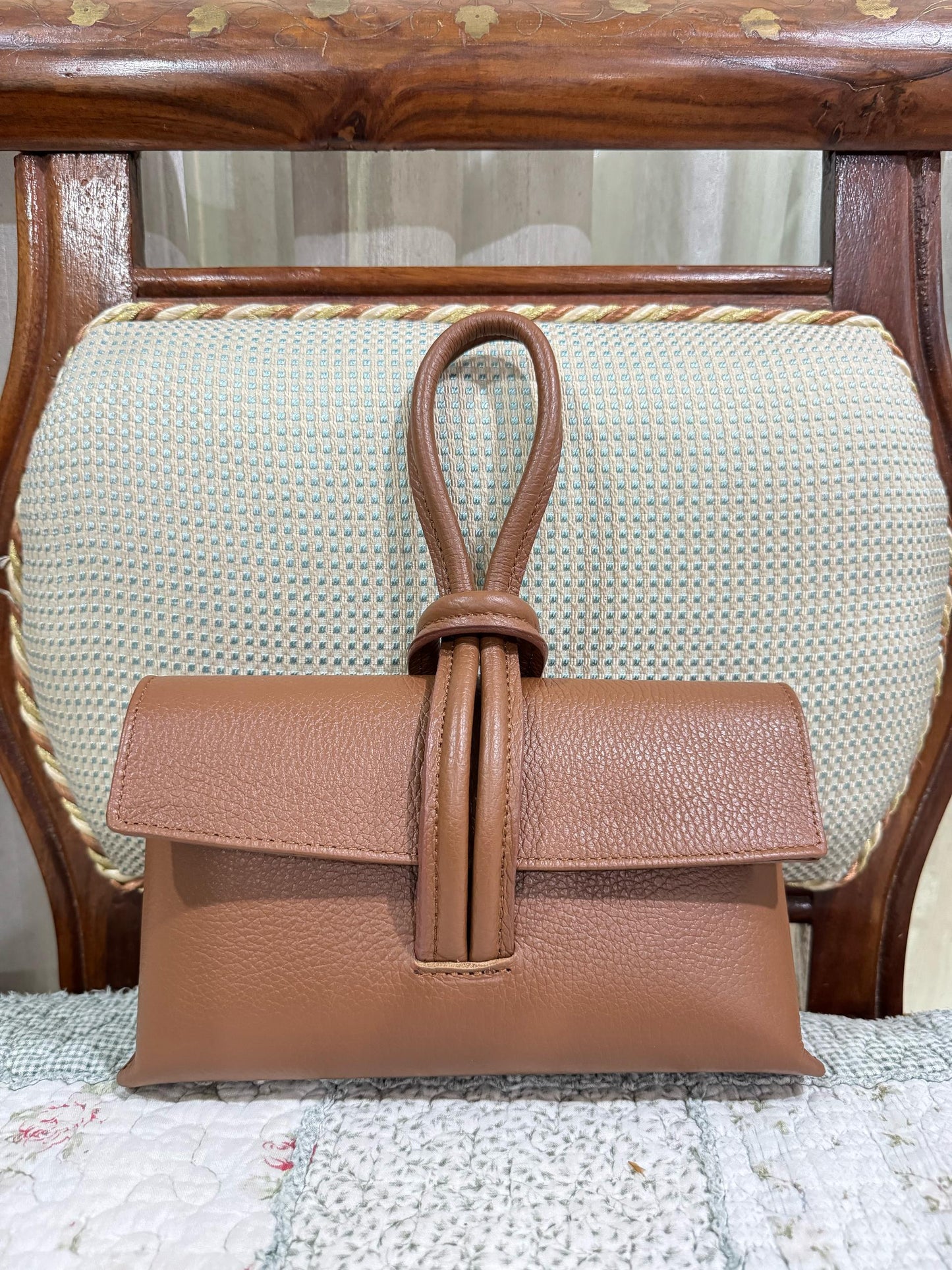 Leather Bag Paris- Tan