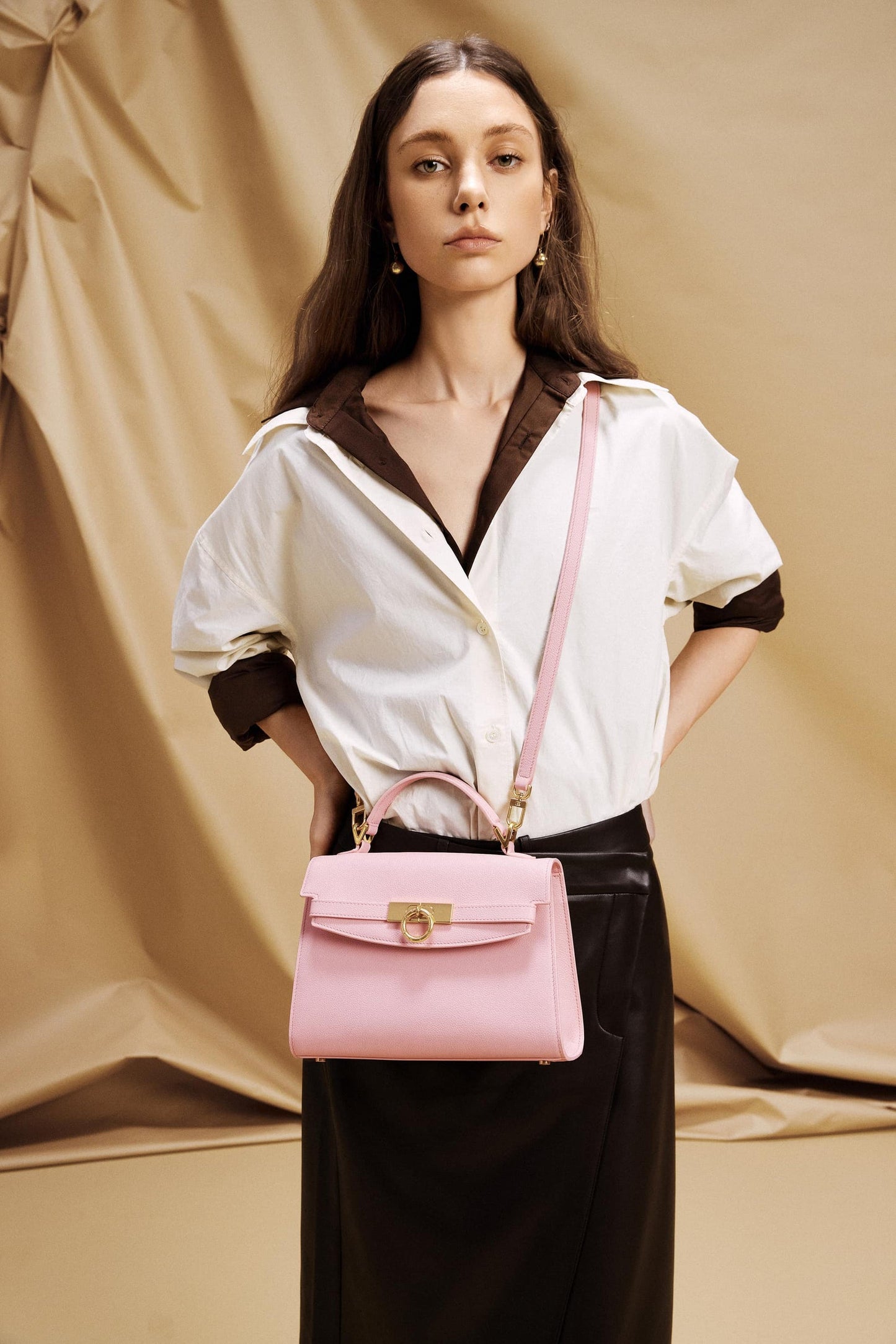 Grace Top Handle Bag Eve - Pink