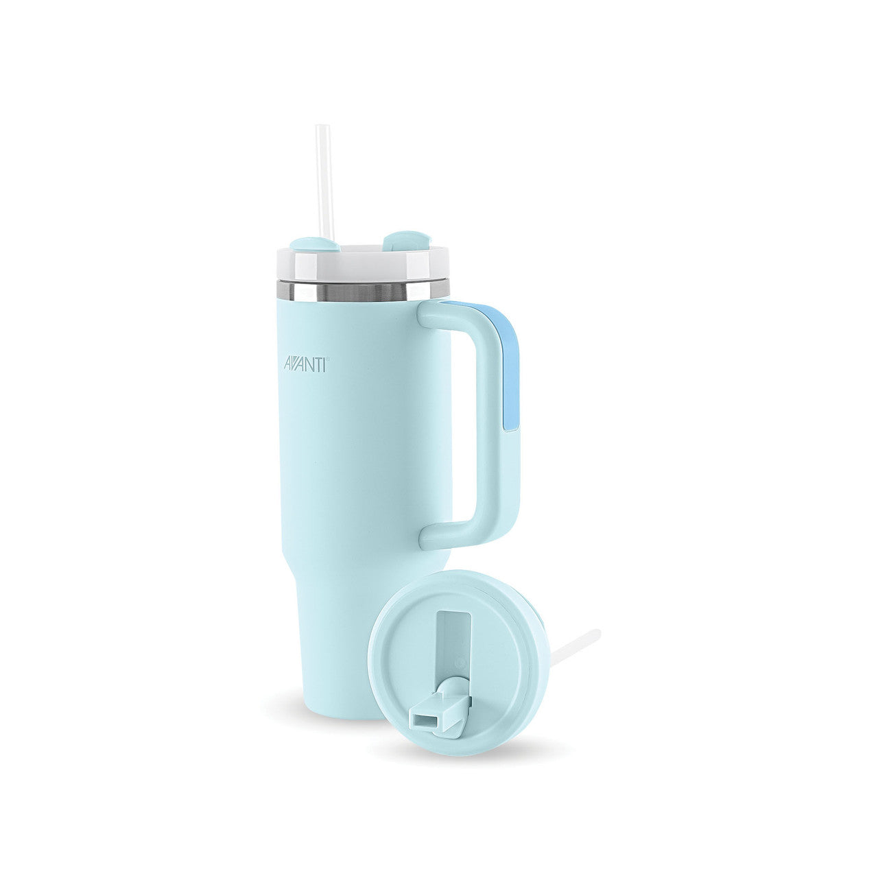 (READYSTOCK) Avanti HydroQuench Insulated Tumbler with Two Lids, 1L - Sea Breeze Blue