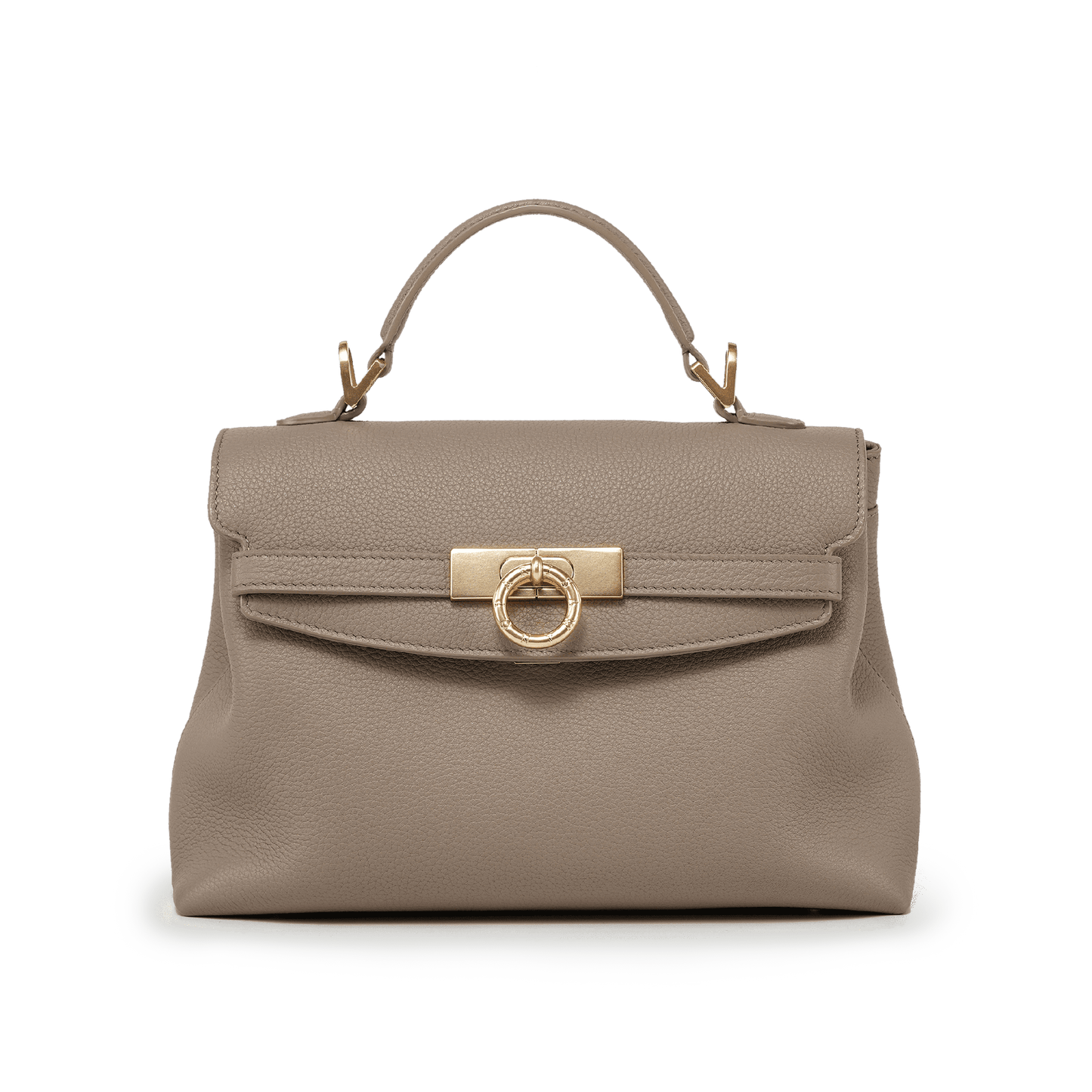 Grace Soft Top Handle Bag - Taupe