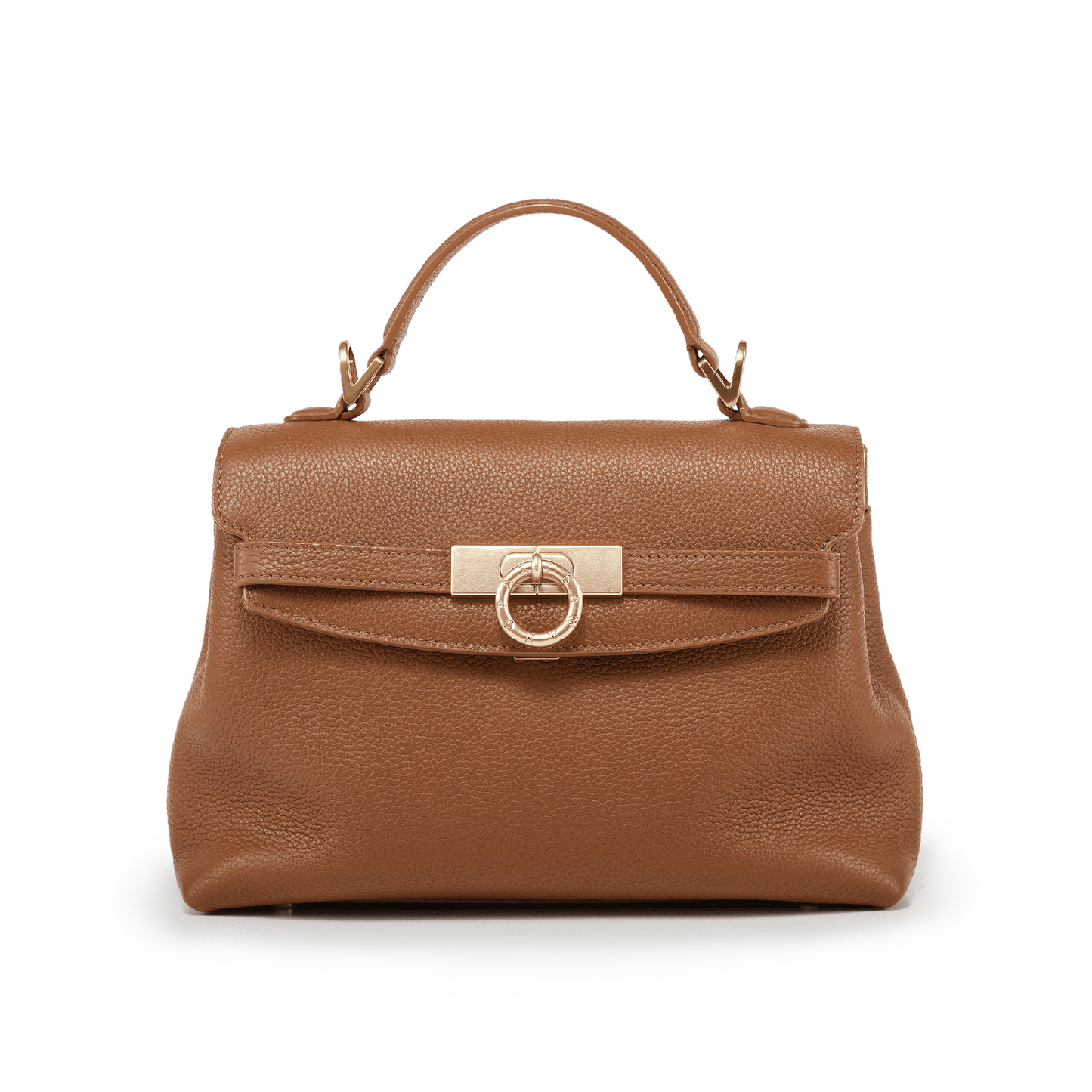 Grace Soft Top Handle Bag - Brown