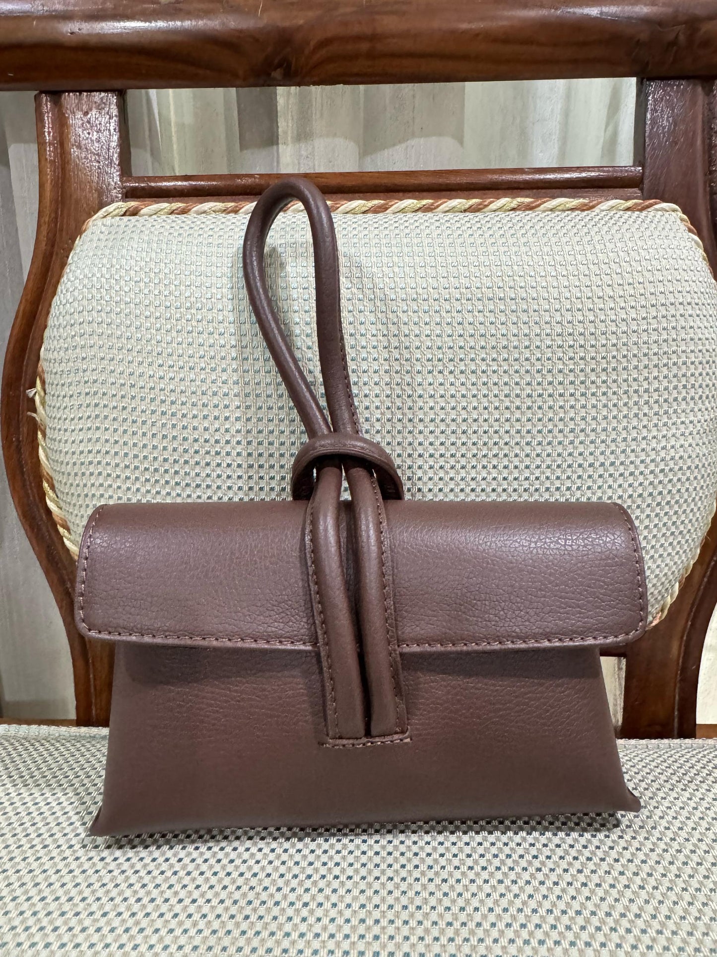 Leather Bag Paris- Dark Brown