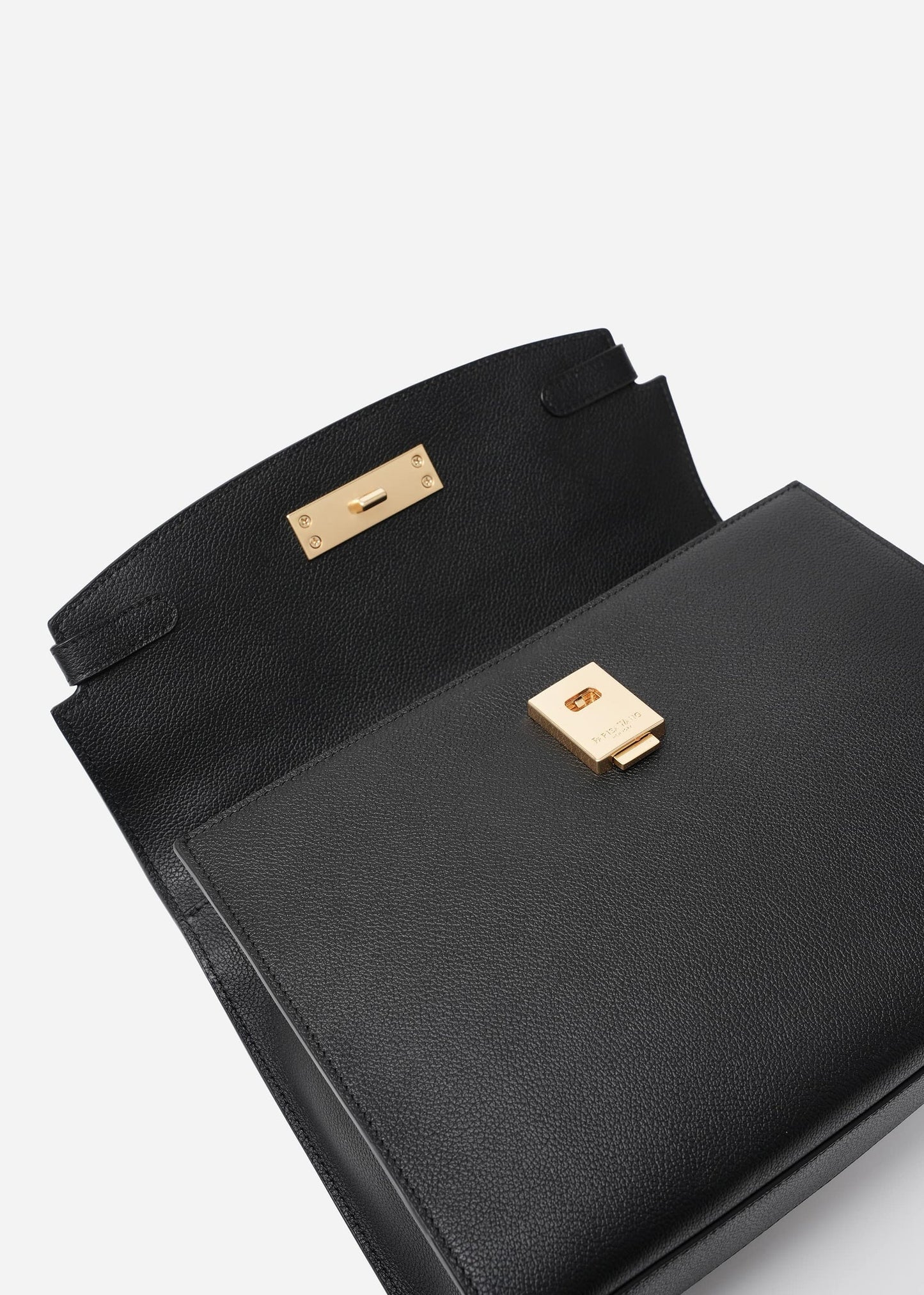 Grace Medium Top Handle Bag - Black