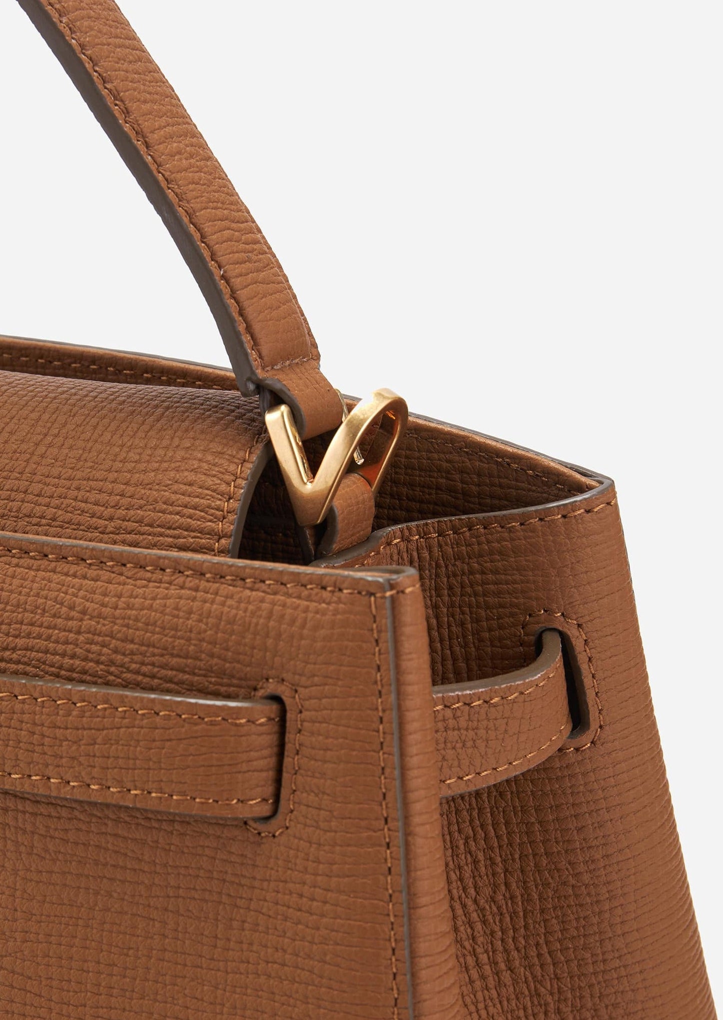 Madison Large Top Handle Bag - Chestnut