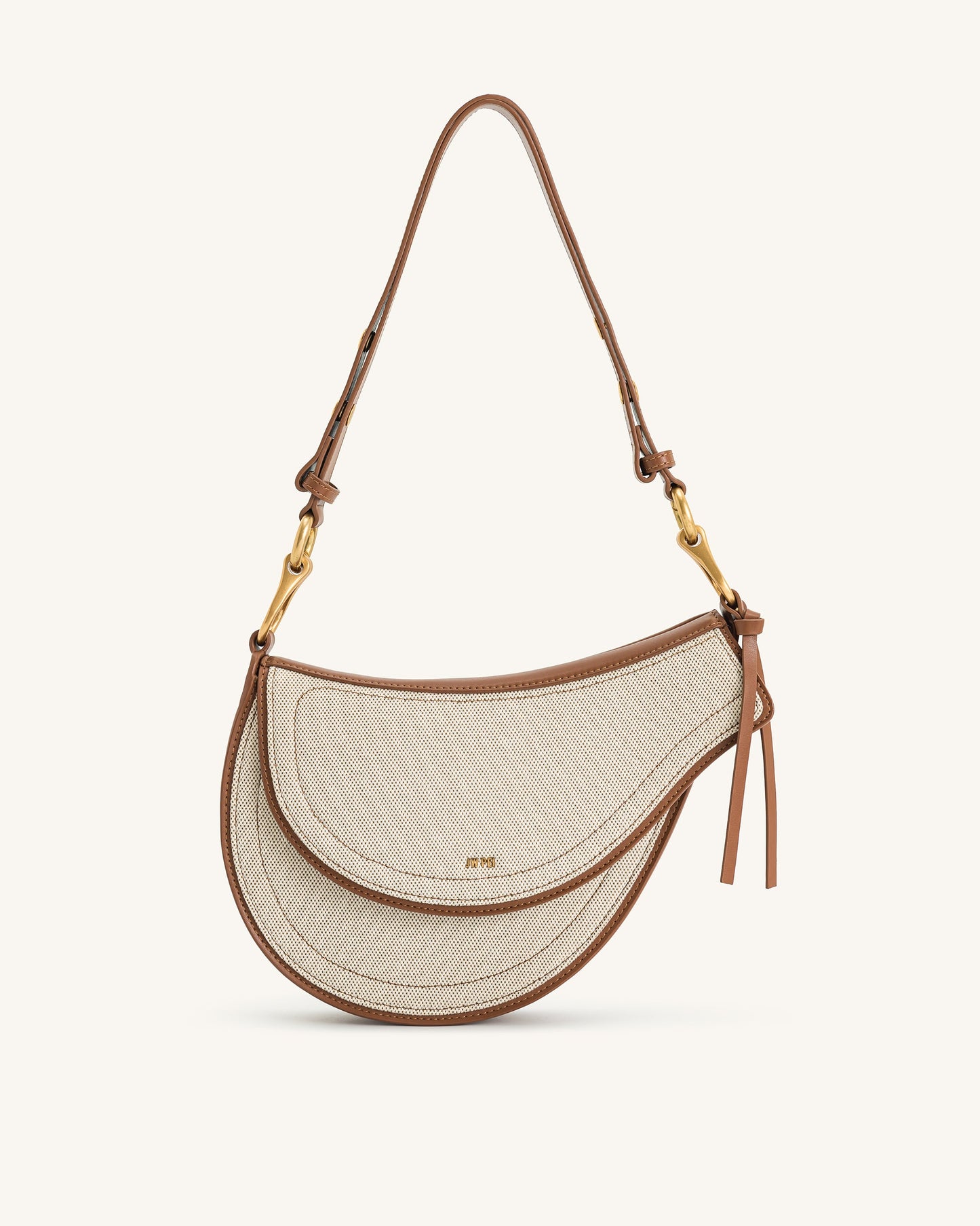 JW PEI Ashlie Crossbody Bag - Brown Canvas