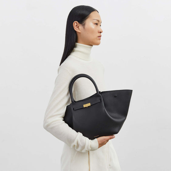 Demellier The Midi New York - Forest Green Small Grain