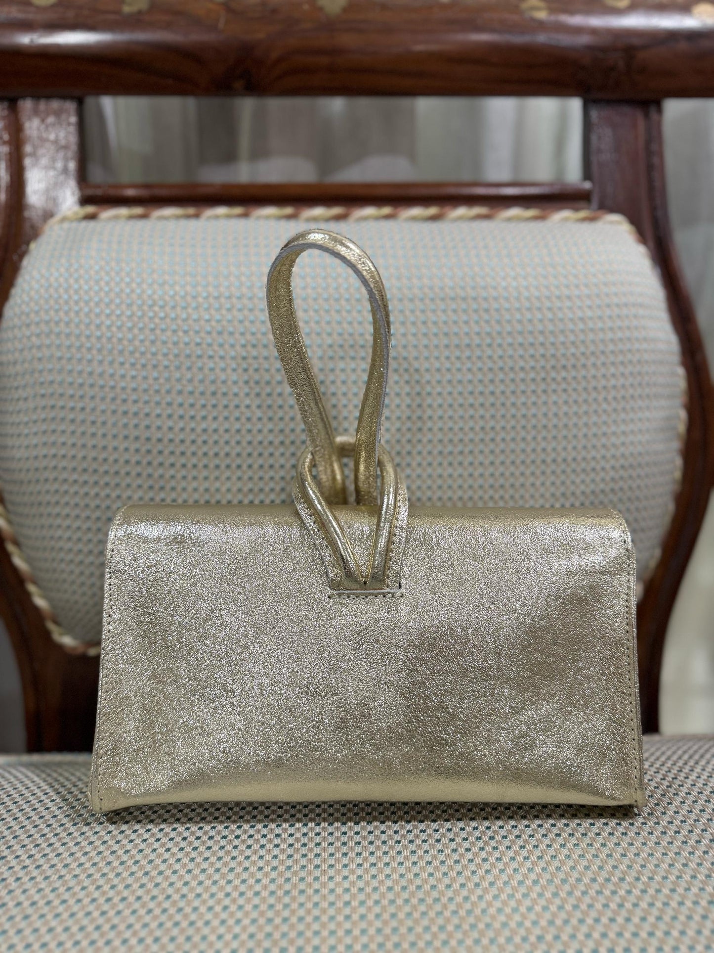 Leather Bag Paris- Gold