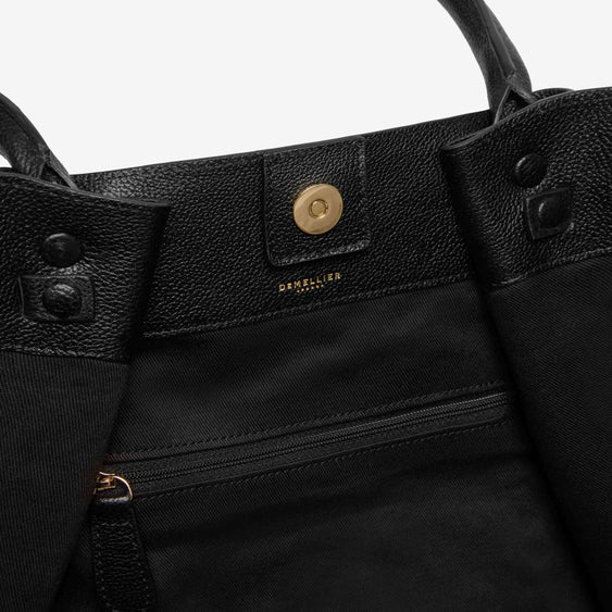 Demellier The Midi New York - Black Small Grain
