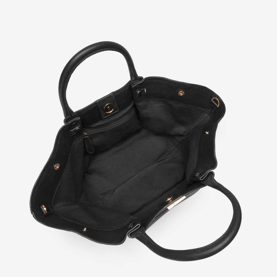 Demellier The Midi New York - Black Small Grain