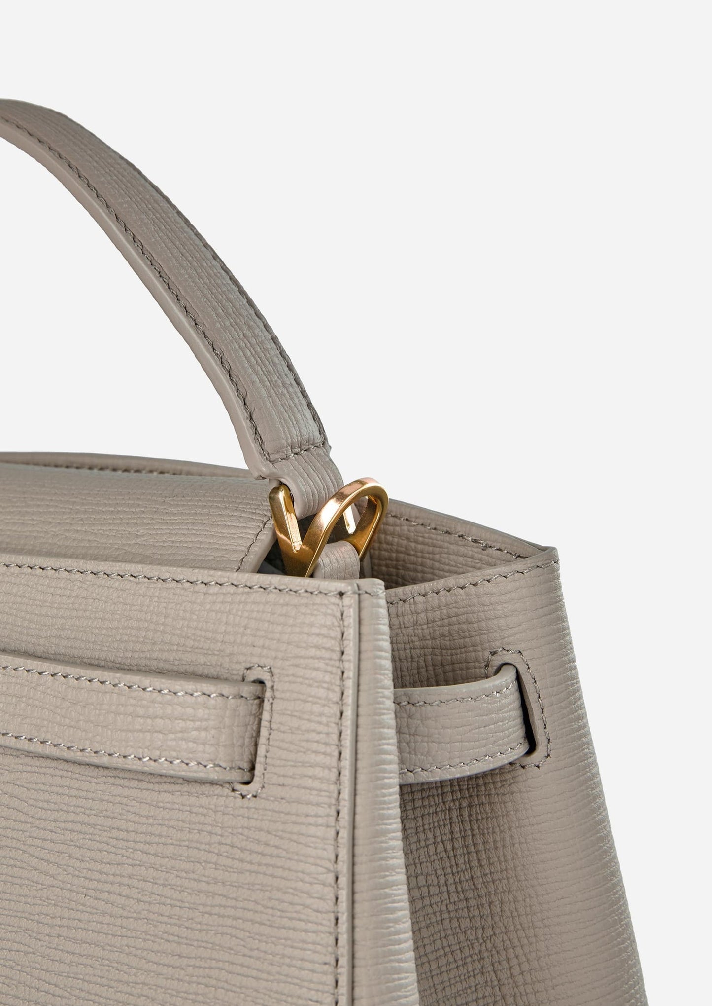 Madison Large Top Handle Bag - Taupe