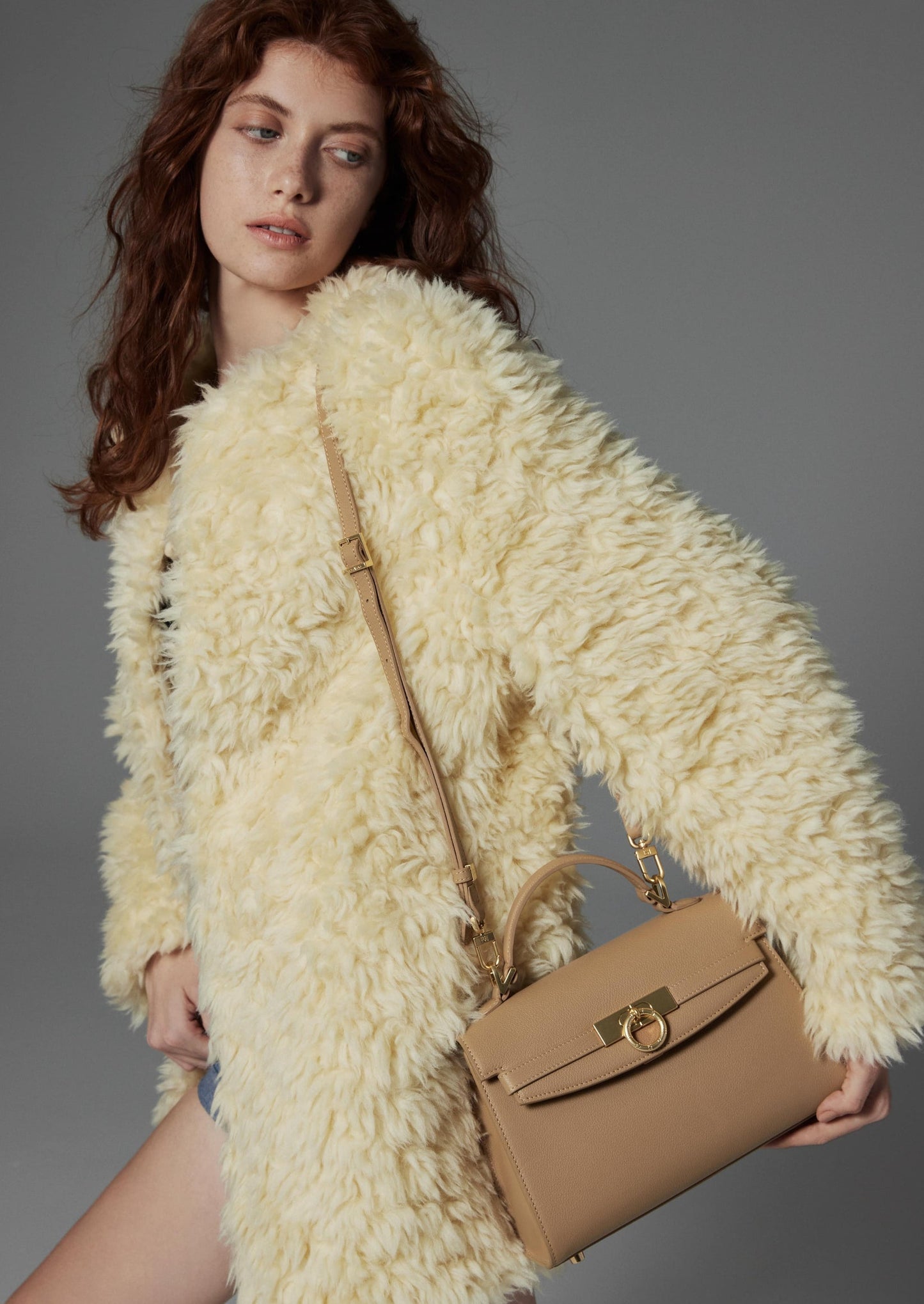 Grace Top Handle Bag Eve - Chai