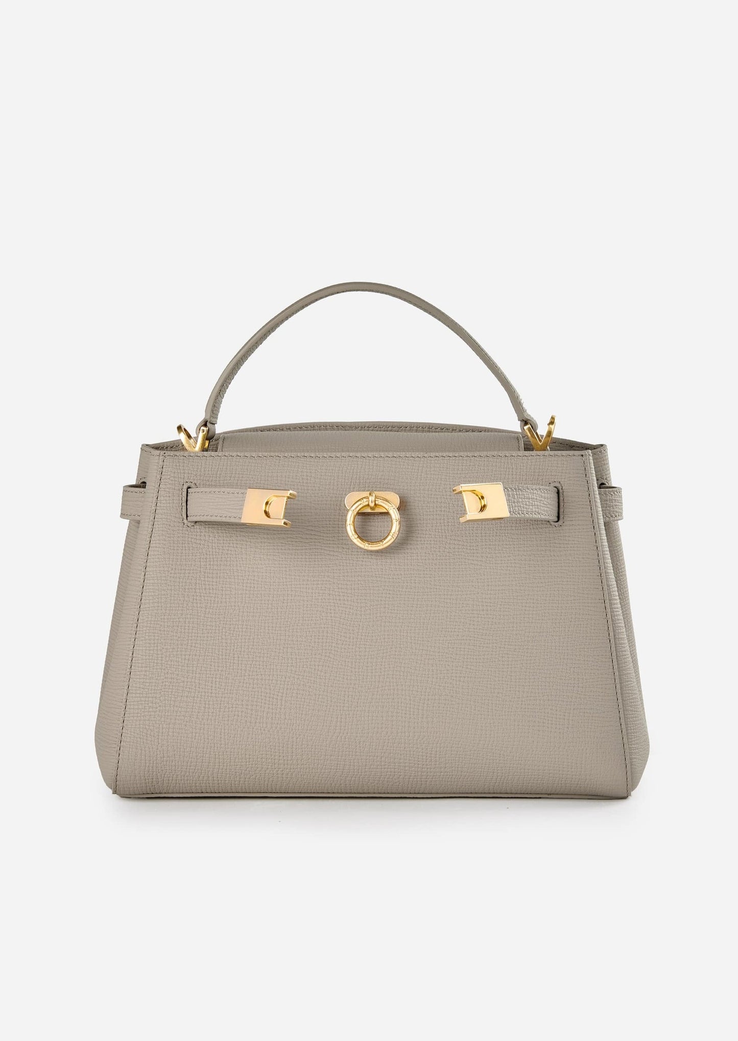 Madison Large Top Handle Bag - Taupe