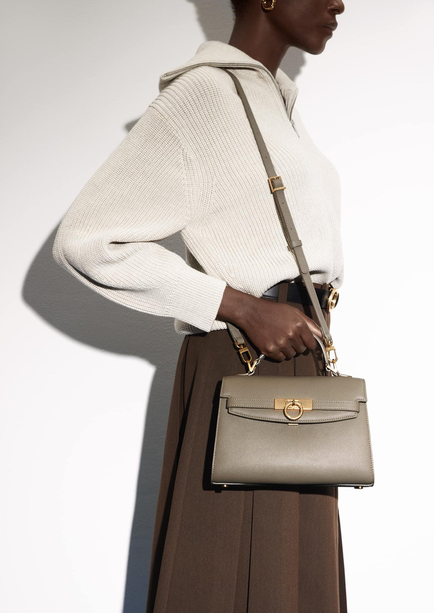 Grace Top Handle Bag Eve - Taupe