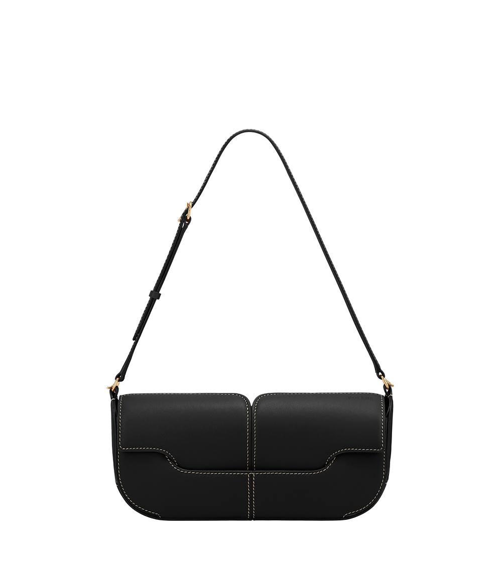 Osmo Edition Smooth Black with Ecru Stitching