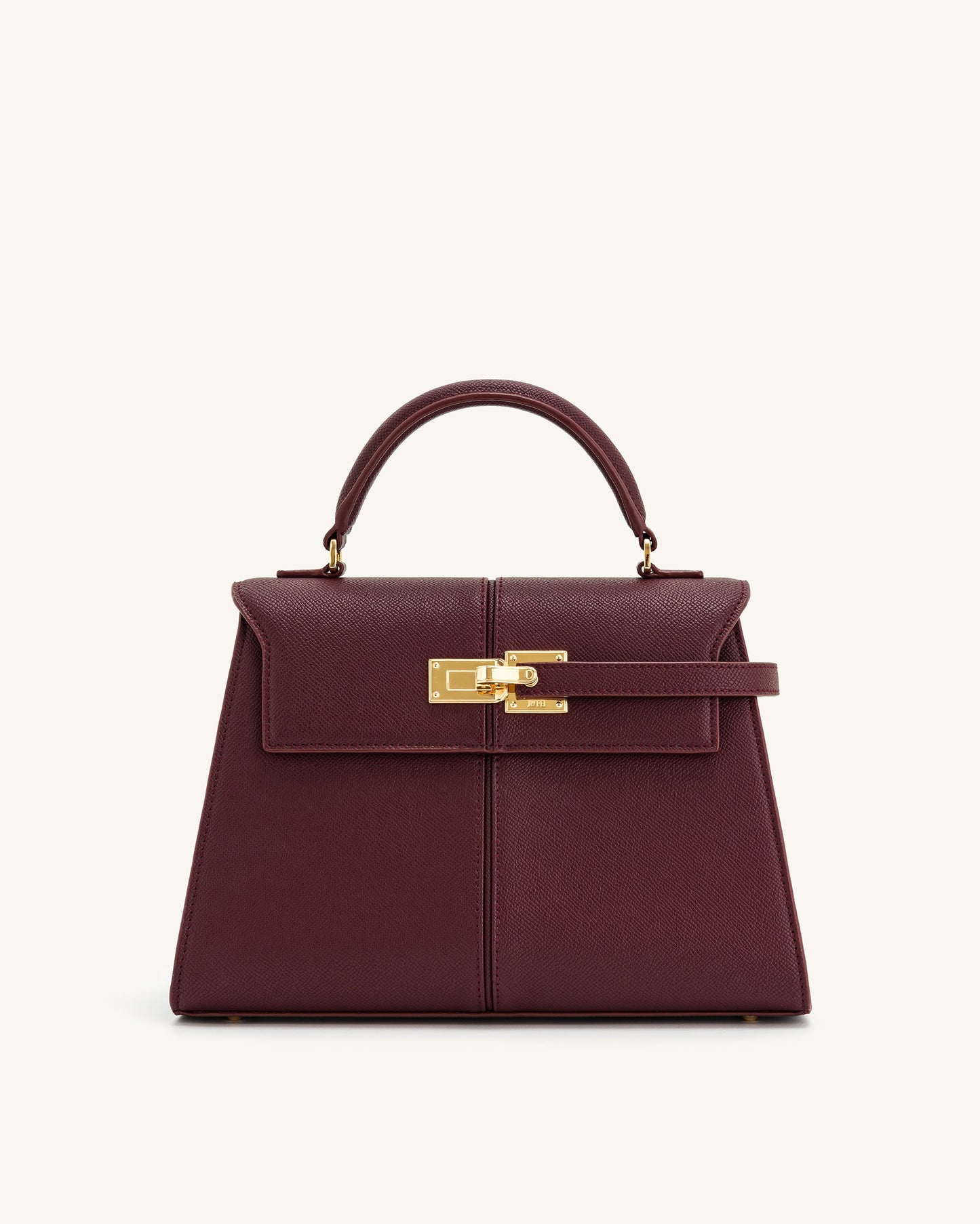 JW PEI Pink Elise Large Top Handle Bag - Claret