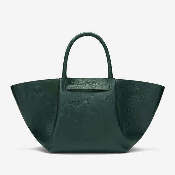 Demellier The Midi New York - Forest Green Small Grain