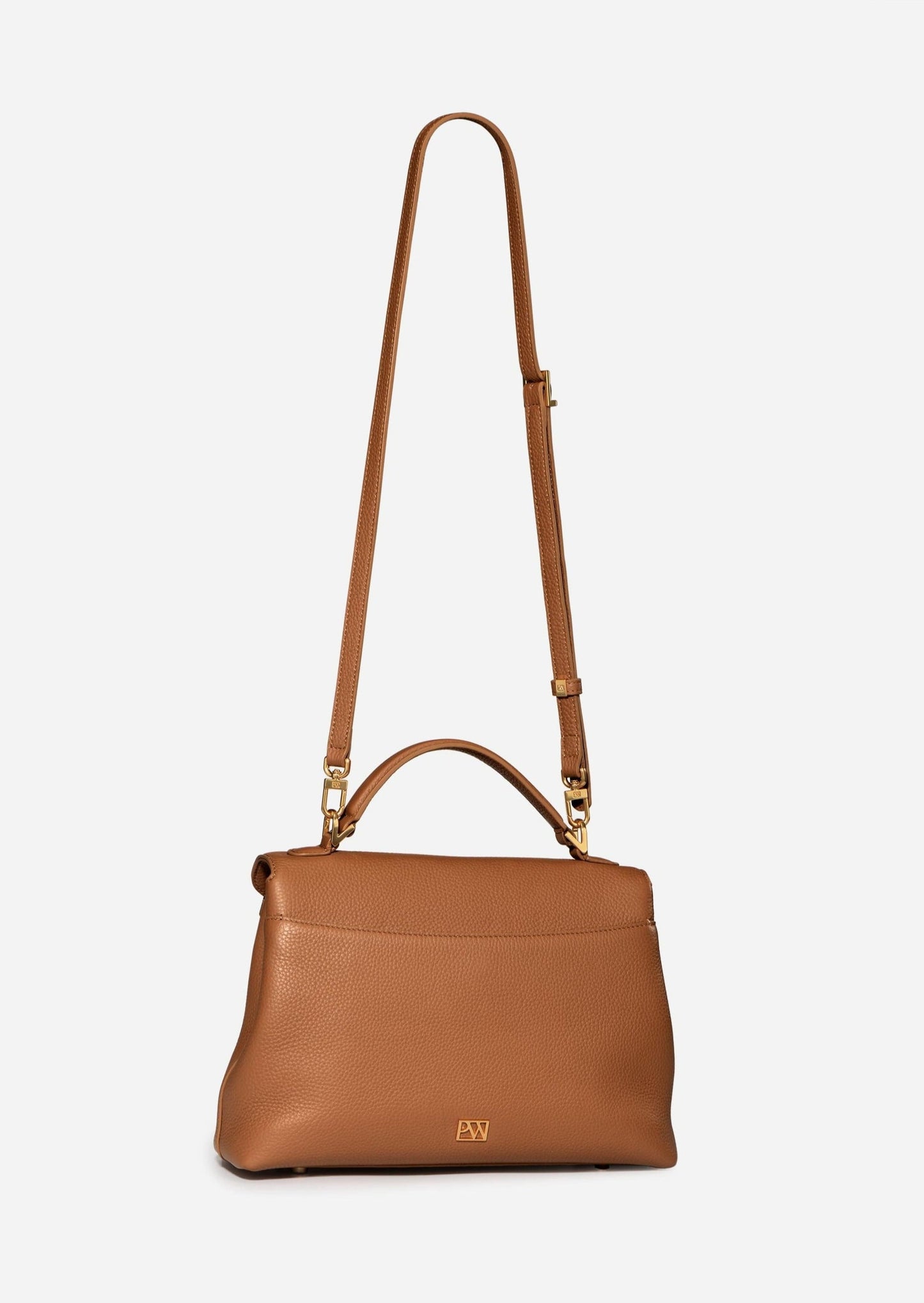 Grace Medium Soft Top Handle Bag - Brown