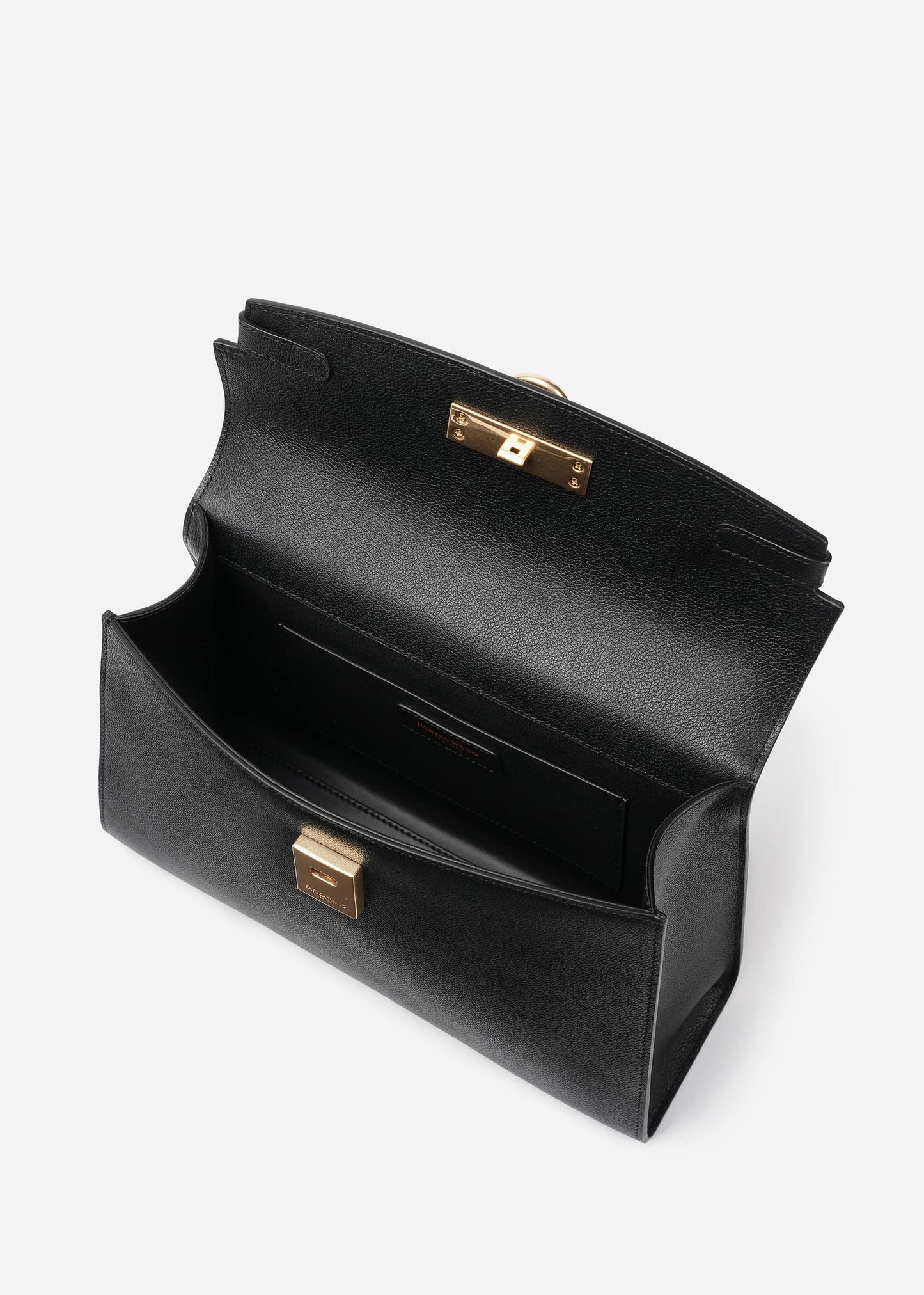 Grace Medium Top Handle Bag - Black