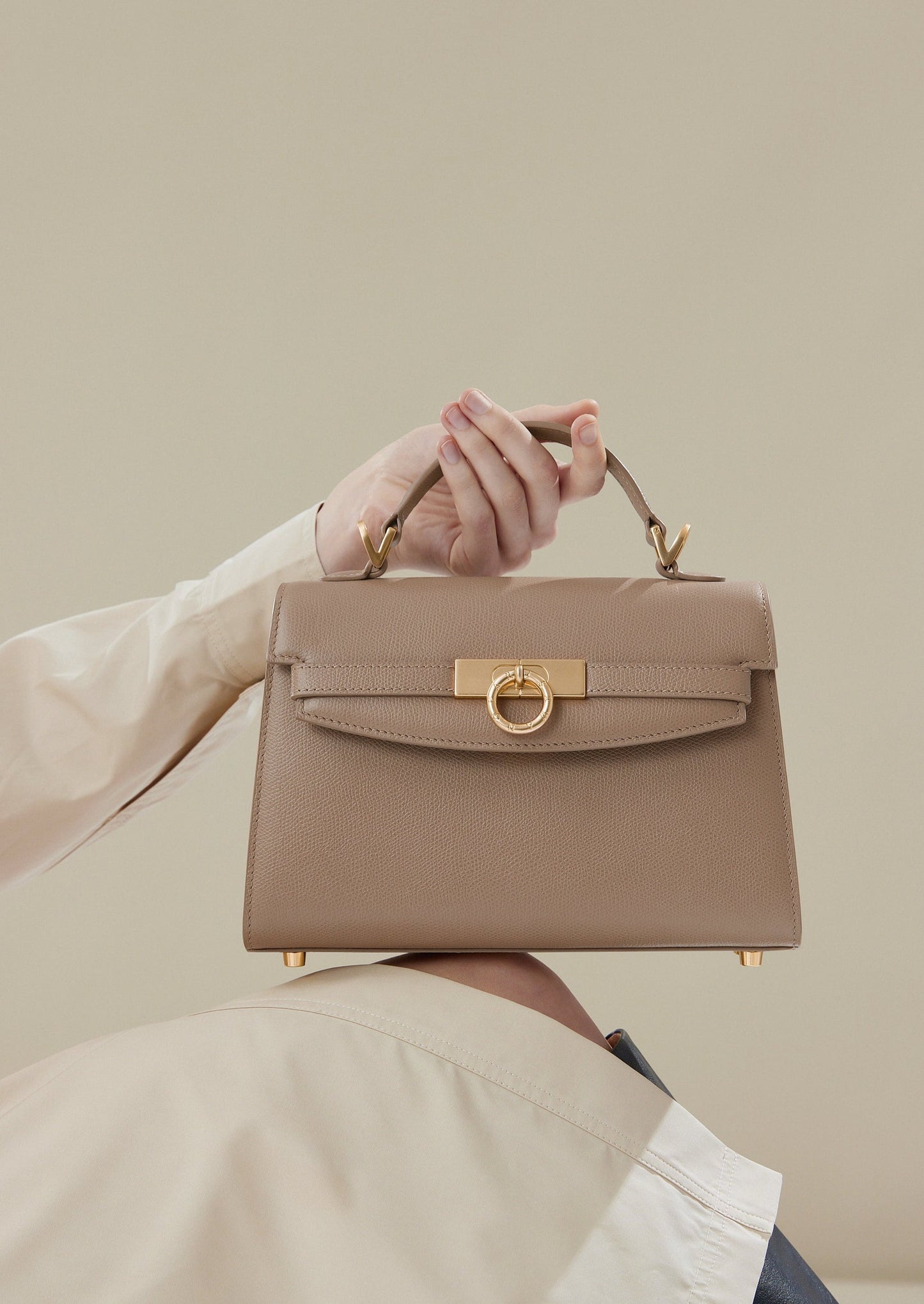 Grace Top Handle Bag Eve - Cream