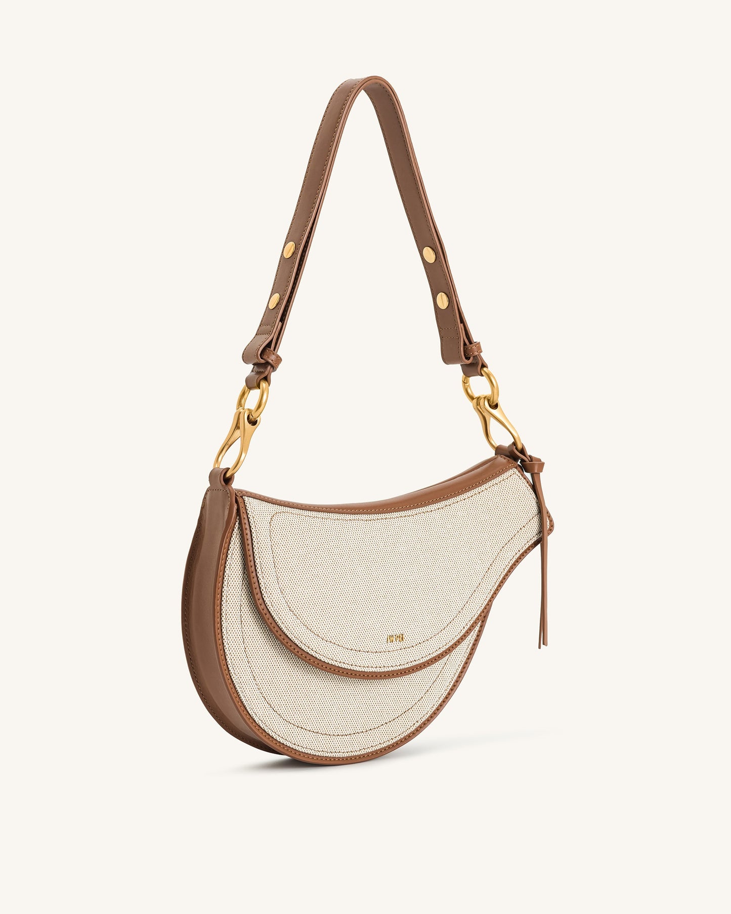 JW PEI Ashlie Crossbody Bag - Brown Canvas