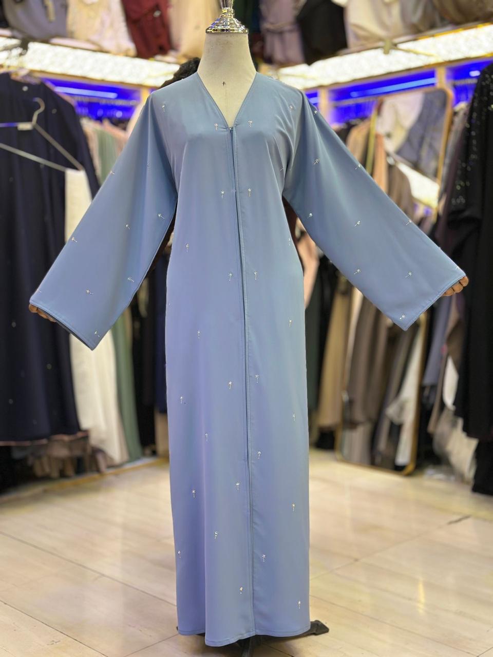 Sparkling Jubah (Light Blue)