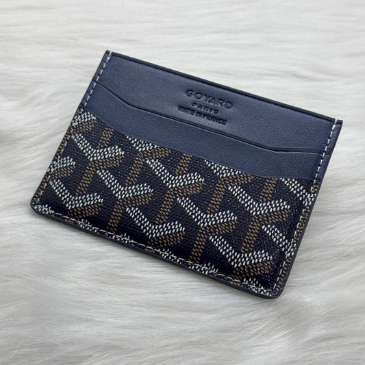 (Readystock) Goyard Card Holder - Navy Blue