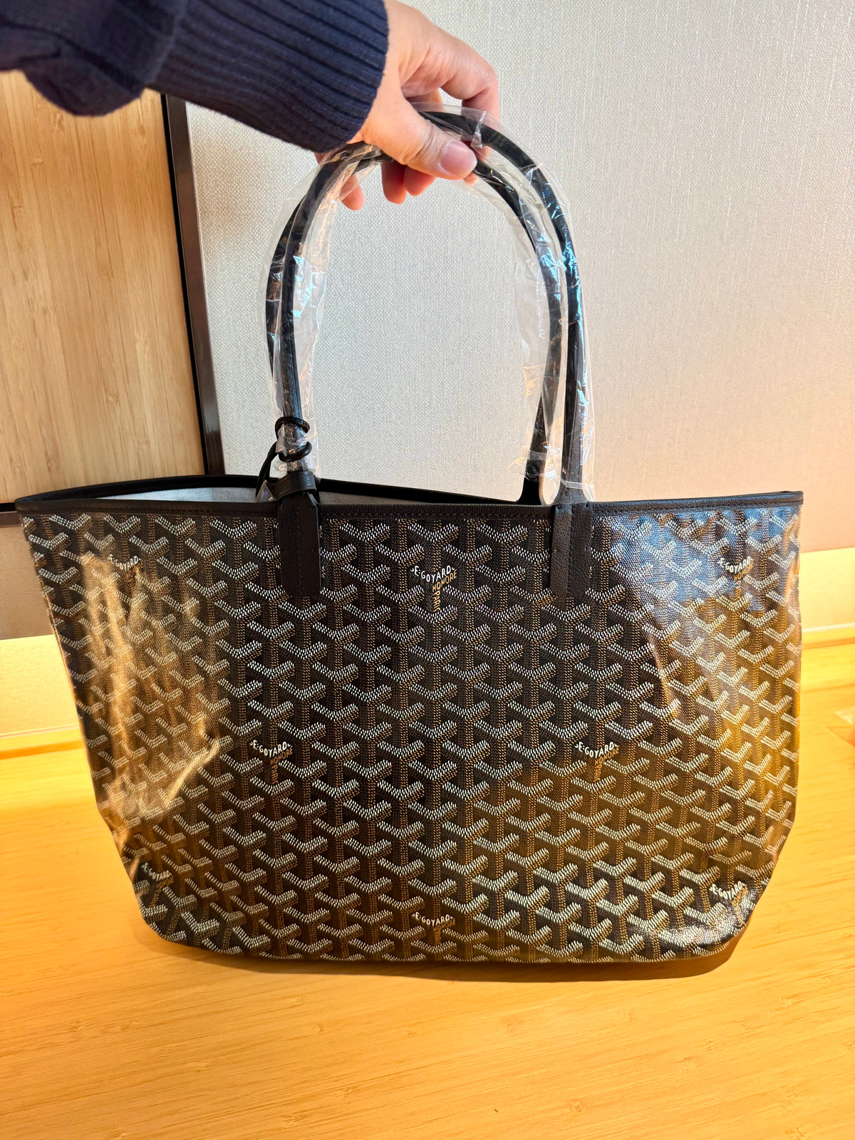 (Readystock) Goyard St Louis GM Canvas - Black