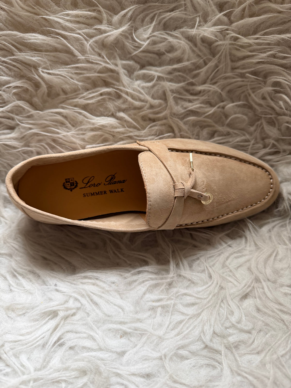 Loro Piana Walk Loafers - Beige