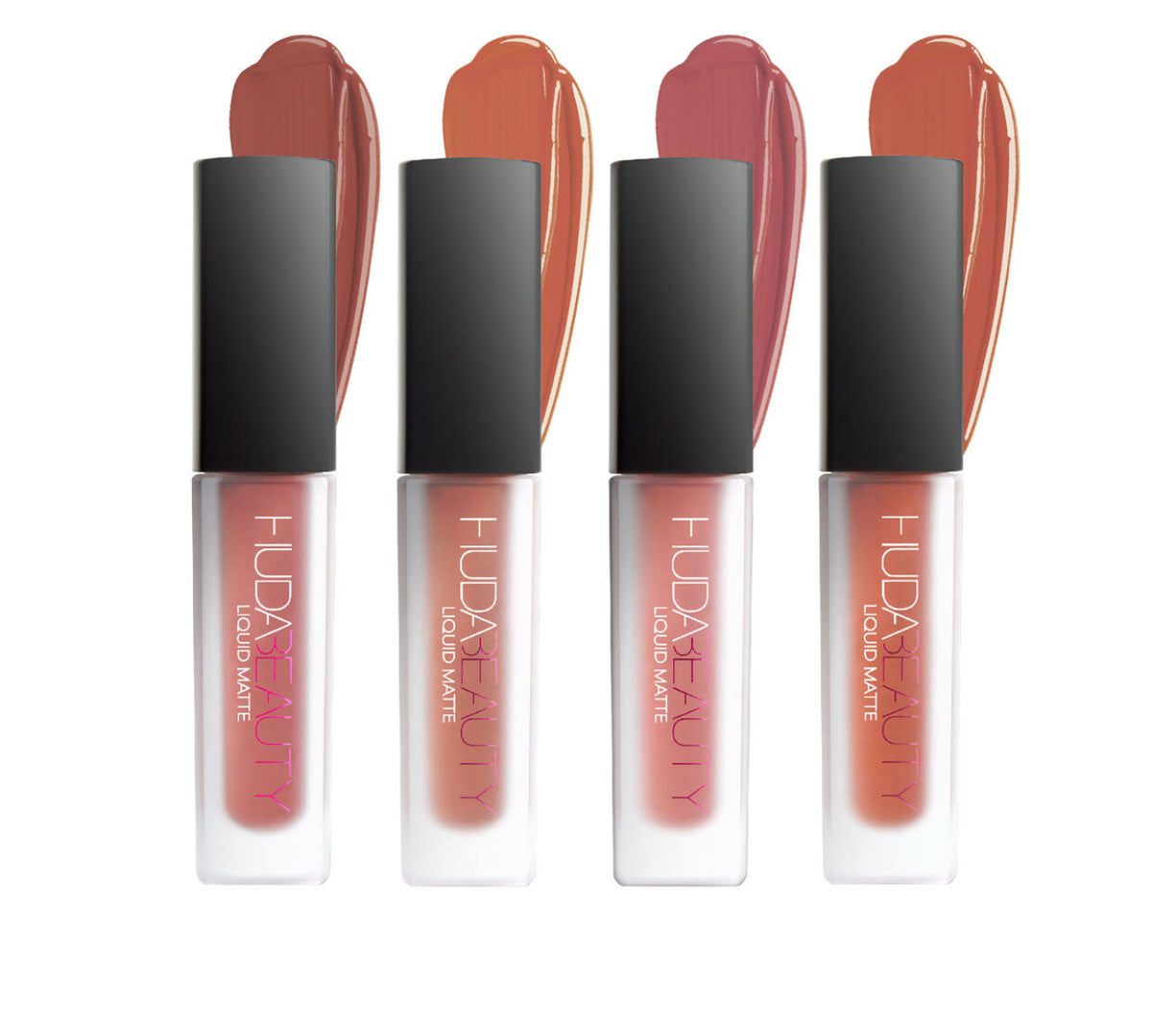 HUDA BEAUTY Pretty Grunge Liquid Matte Lip Quad