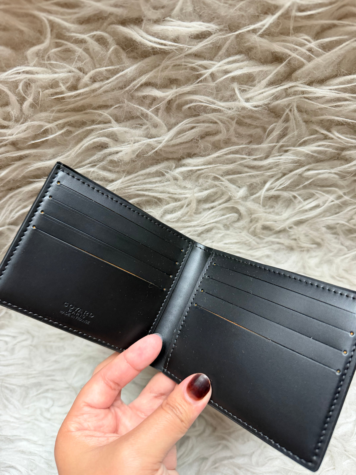 (Readystock) Goyard Mens Wallet - Black