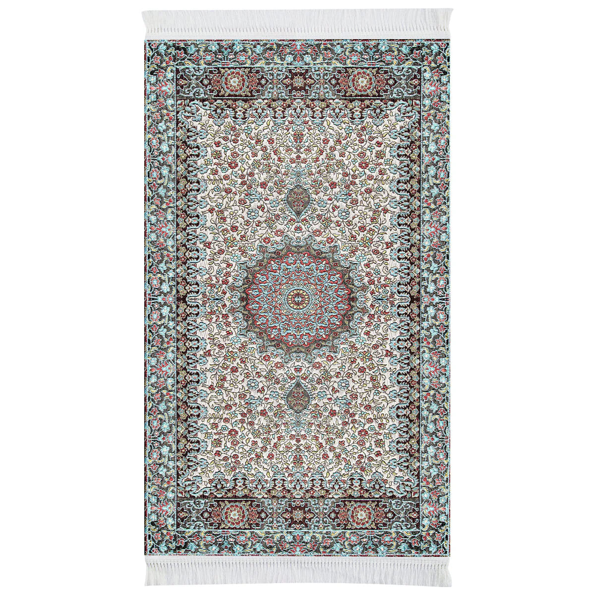 Sejadah Tebal - Blue Floral