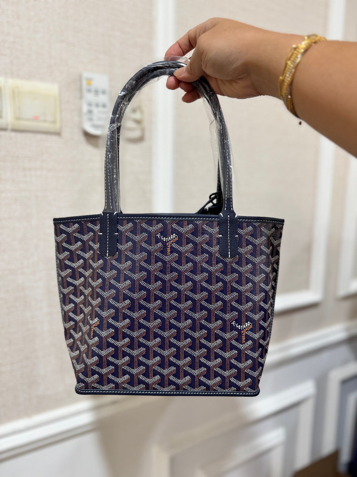(Readystock) Goyard Anjou Mini - Navy Blue