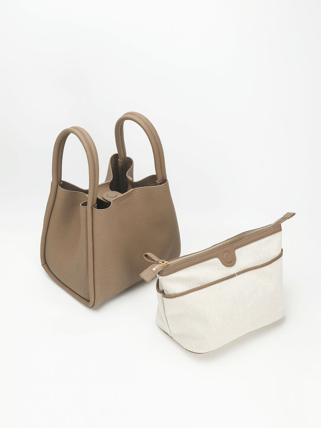 Large Song Bag - Cream Apricot