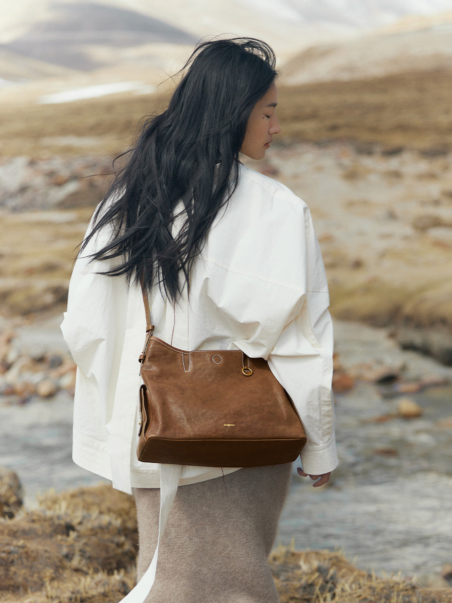 The Medium Yore Hobo Bag - Sandal